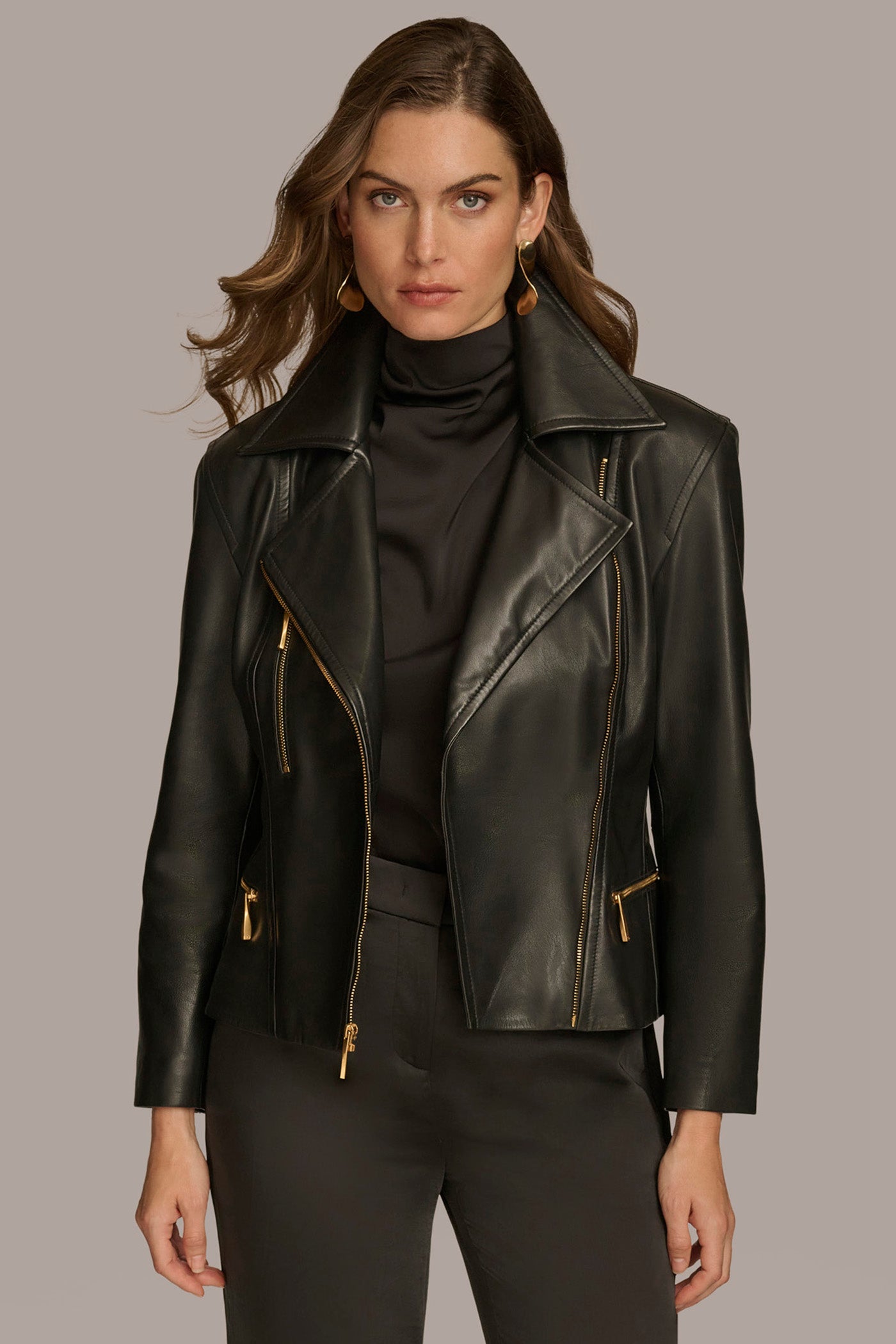 LEATHER JACKET VIEW 3 | Coats & Jackets