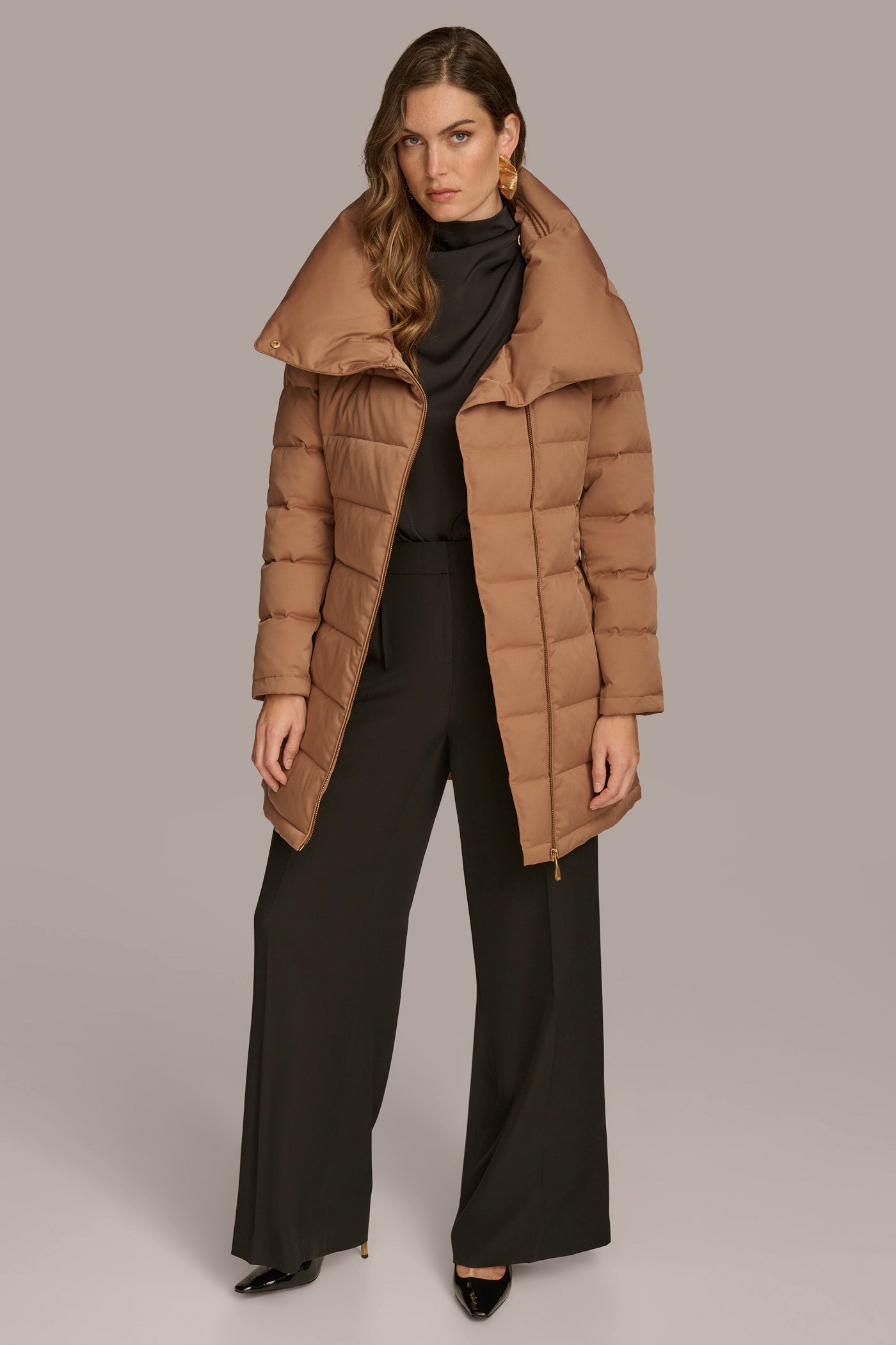 MIDI PUFFER VIEW 4 | Coats & Jackets