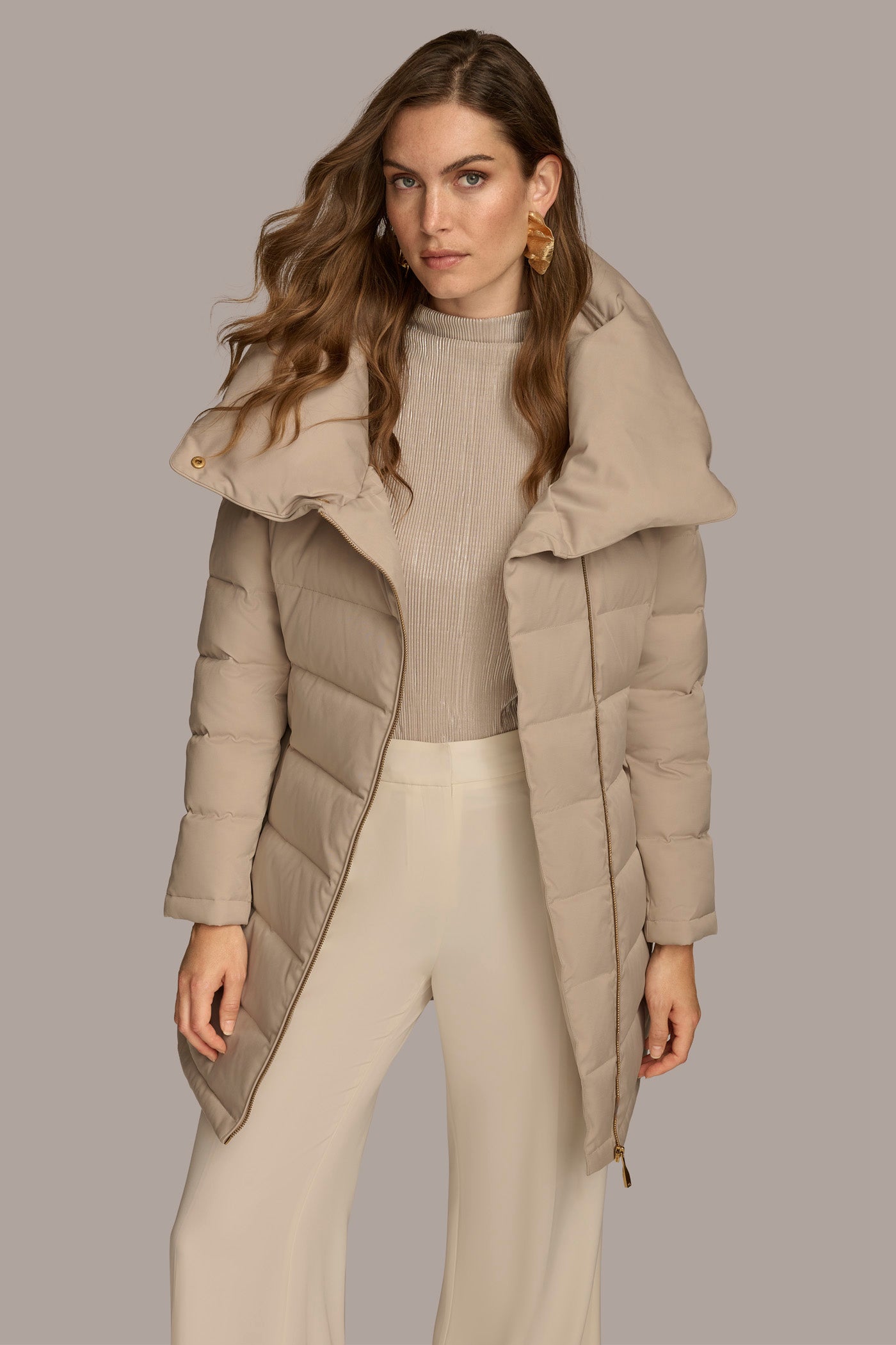 MIDI PUFFER VIEW 4 | Coats & Jackets