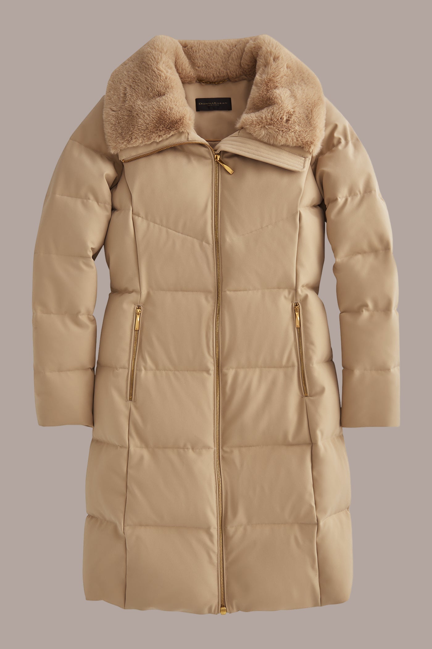 Walker Puffer Coat with Faux Fur Trim VIEW 8 | Puffer Coats