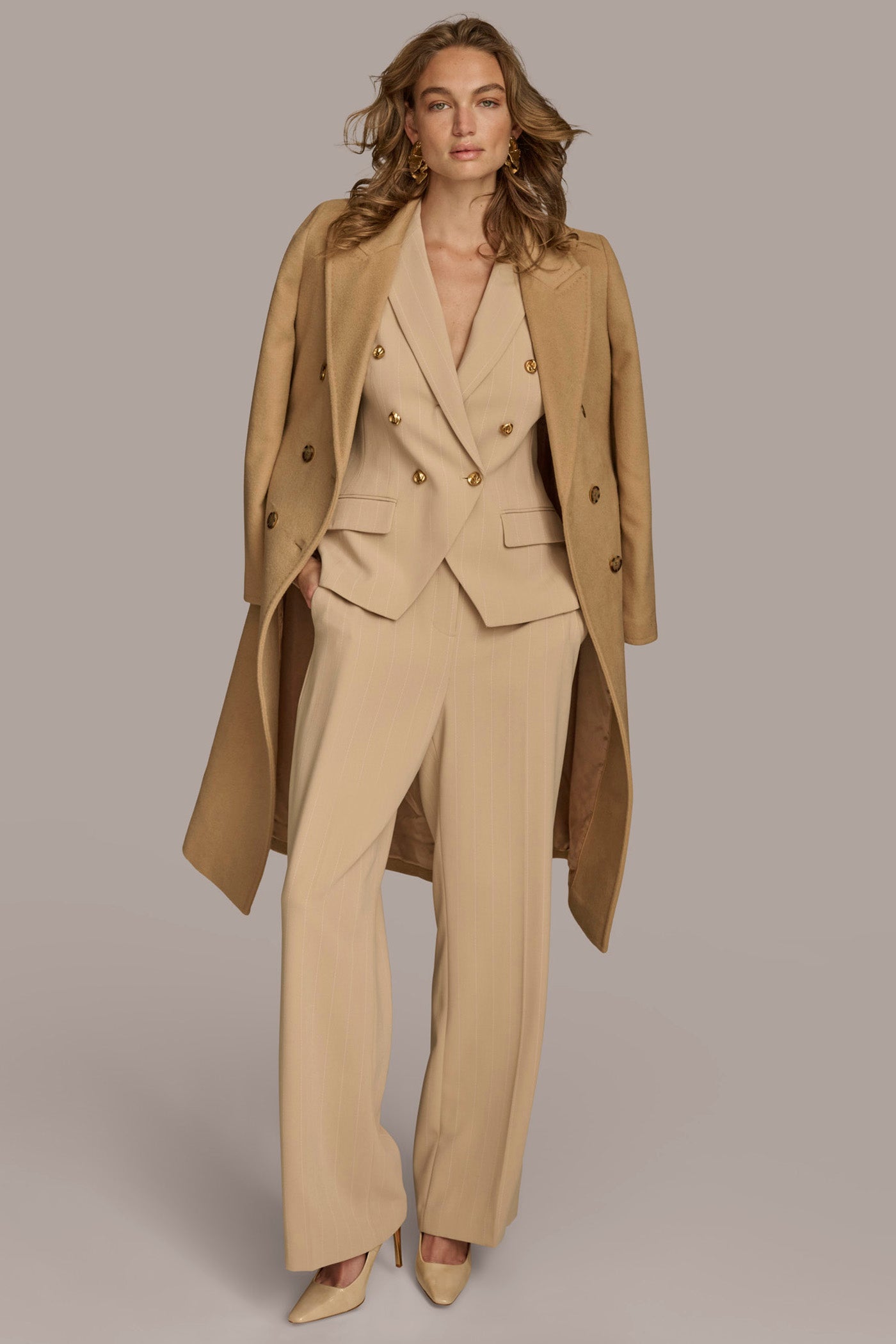 DOUBLE BREASTED COAT VIEW 6 | Coats & Jackets