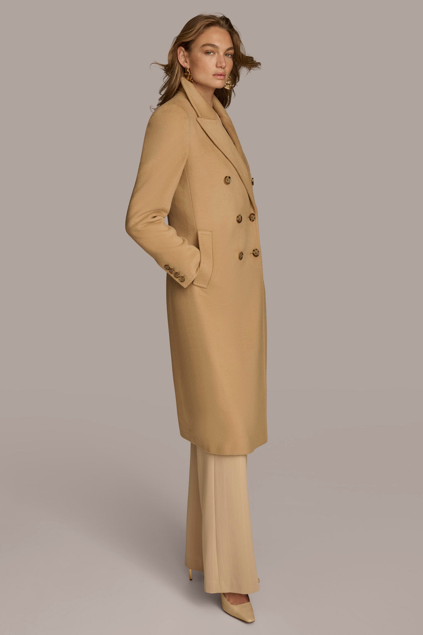 DOUBLE BREASTED COAT VIEW 4 | Coats & Jackets