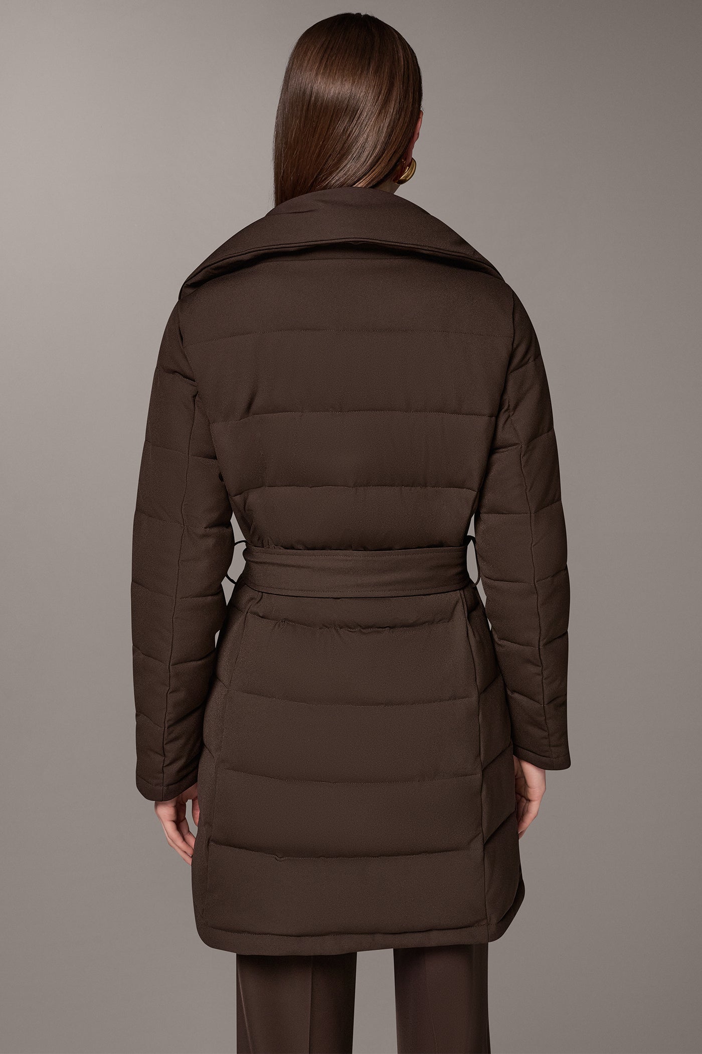 FUNNEL NECK PUFFER COAT VIEW 3