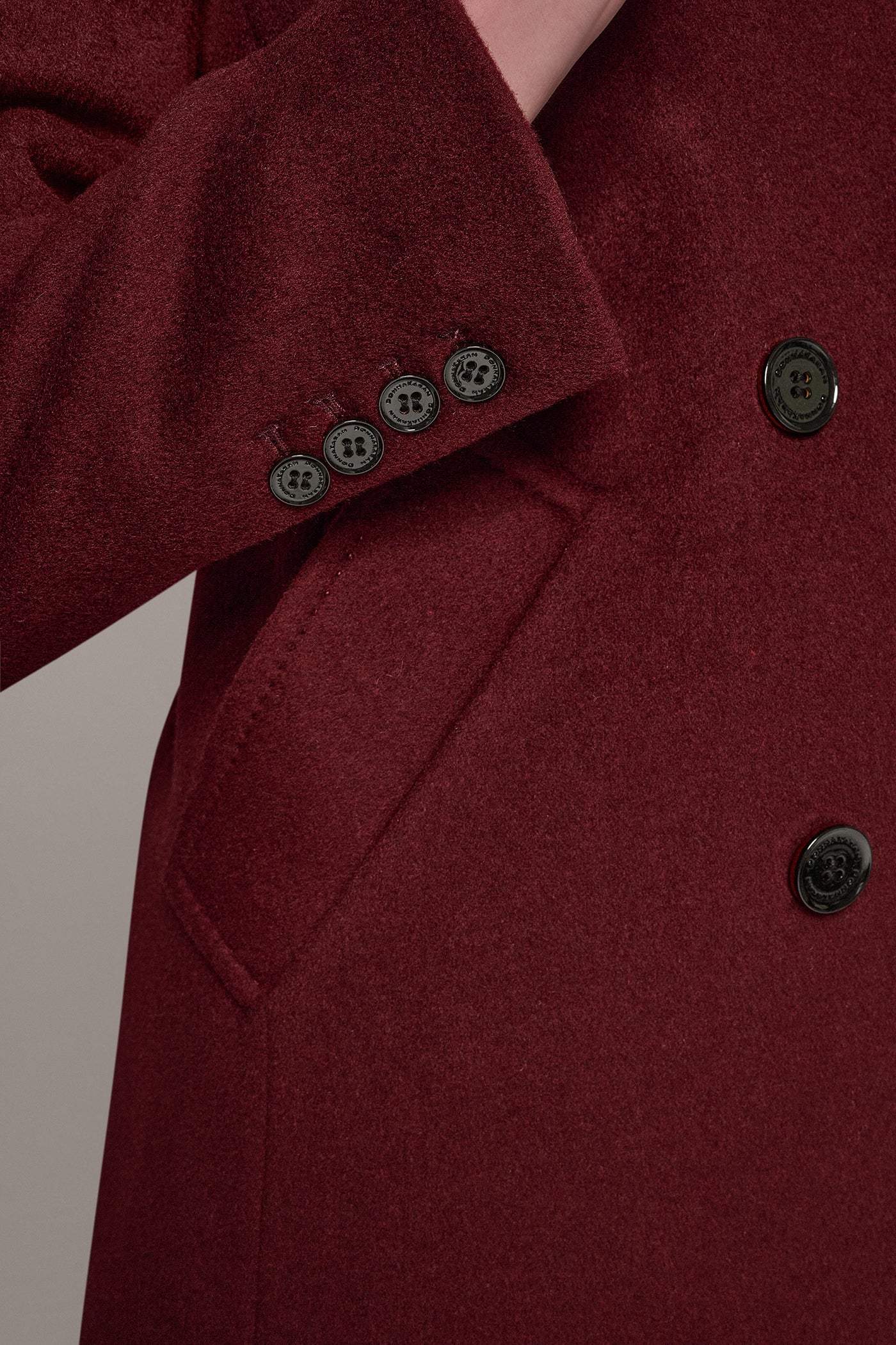 WOOL BLEND DOUBLE-BREASTED PEACOAT VIEW 7