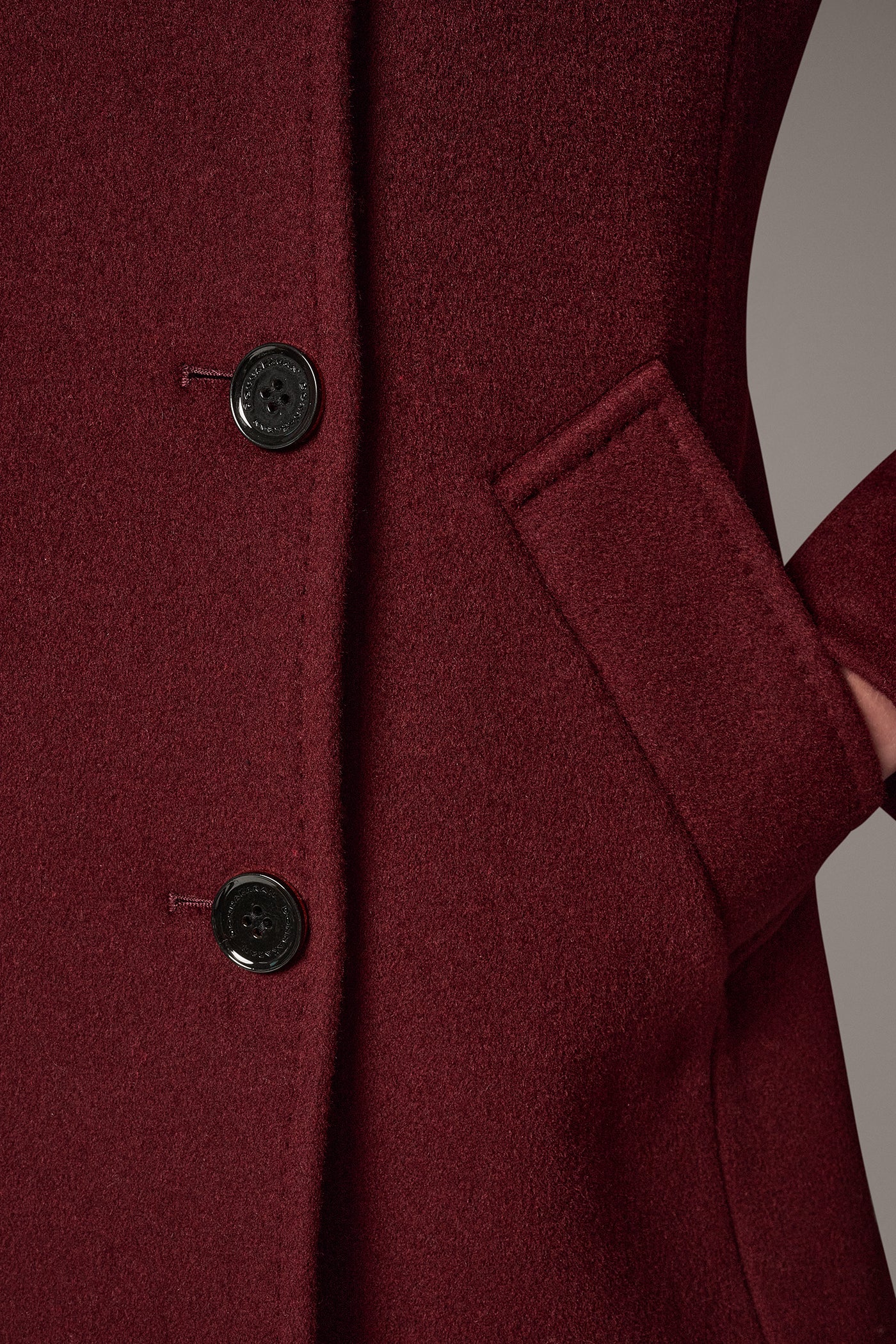 WOOL BLEND DOUBLE-BREASTED PEACOAT VIEW 8