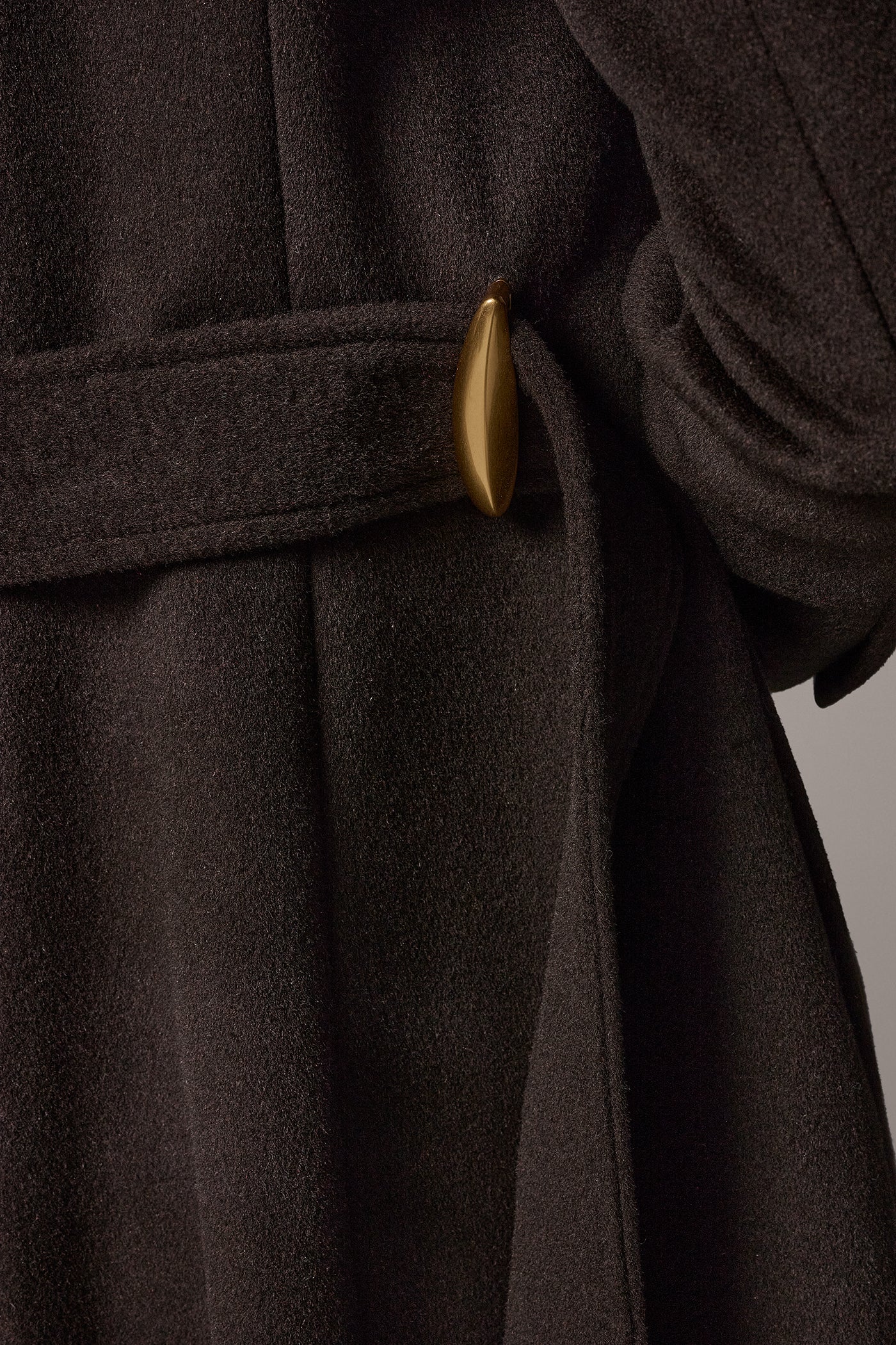WOOL BLEND FUNNEL NECK COAT VIEW 7 | New Arrivals