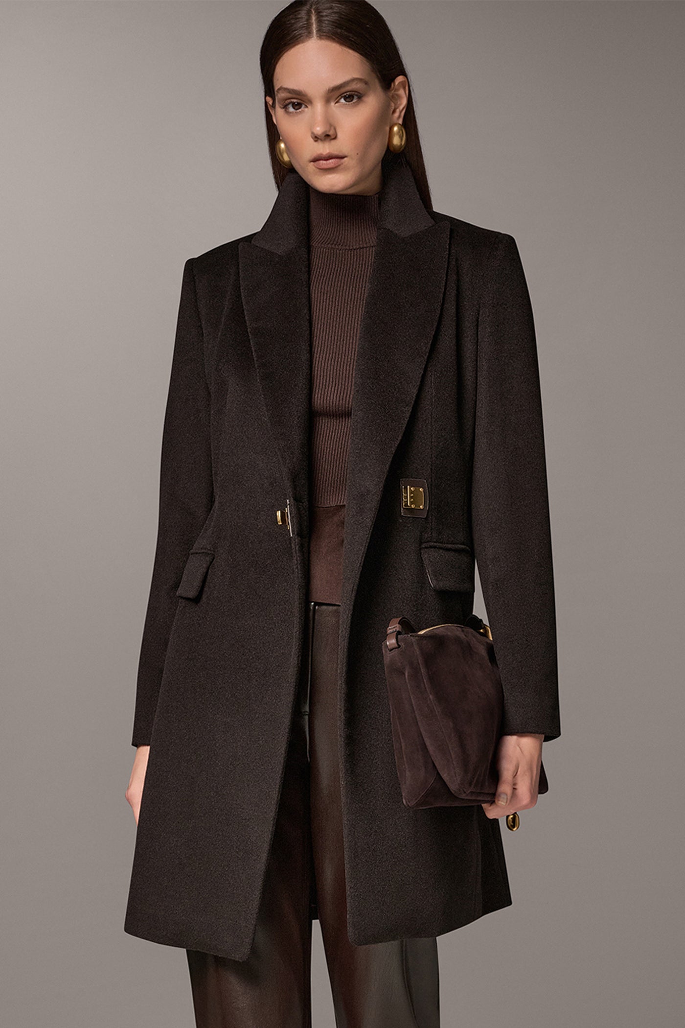 WOOL BLEND BUCKLE BLAZER COAT VIEW 7 | New Arrivals