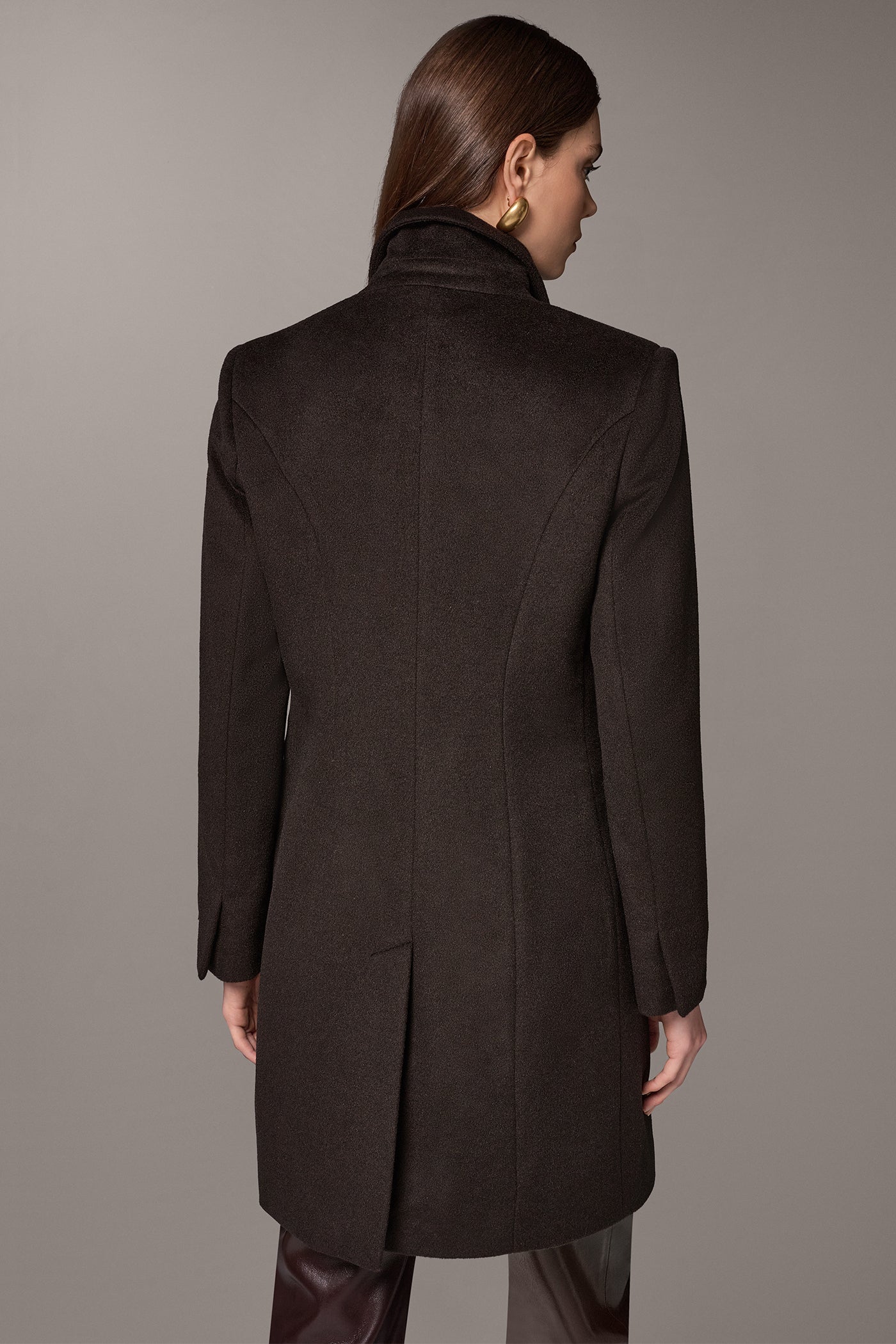 WOOL BLEND BUCKLE BLAZER COAT VIEW 3 | New Arrivals