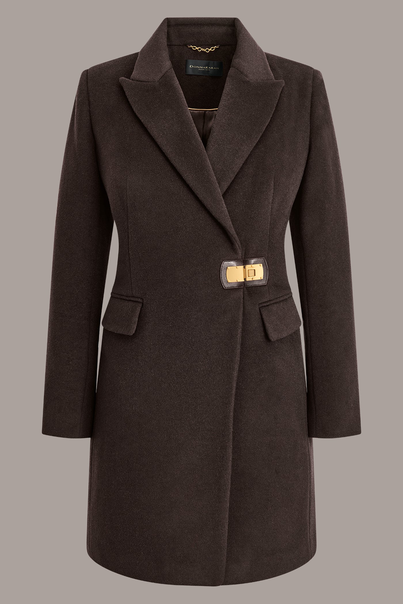 WOOL BLEND BUCKLE BLAZER COAT VIEW 12 | New Arrivals