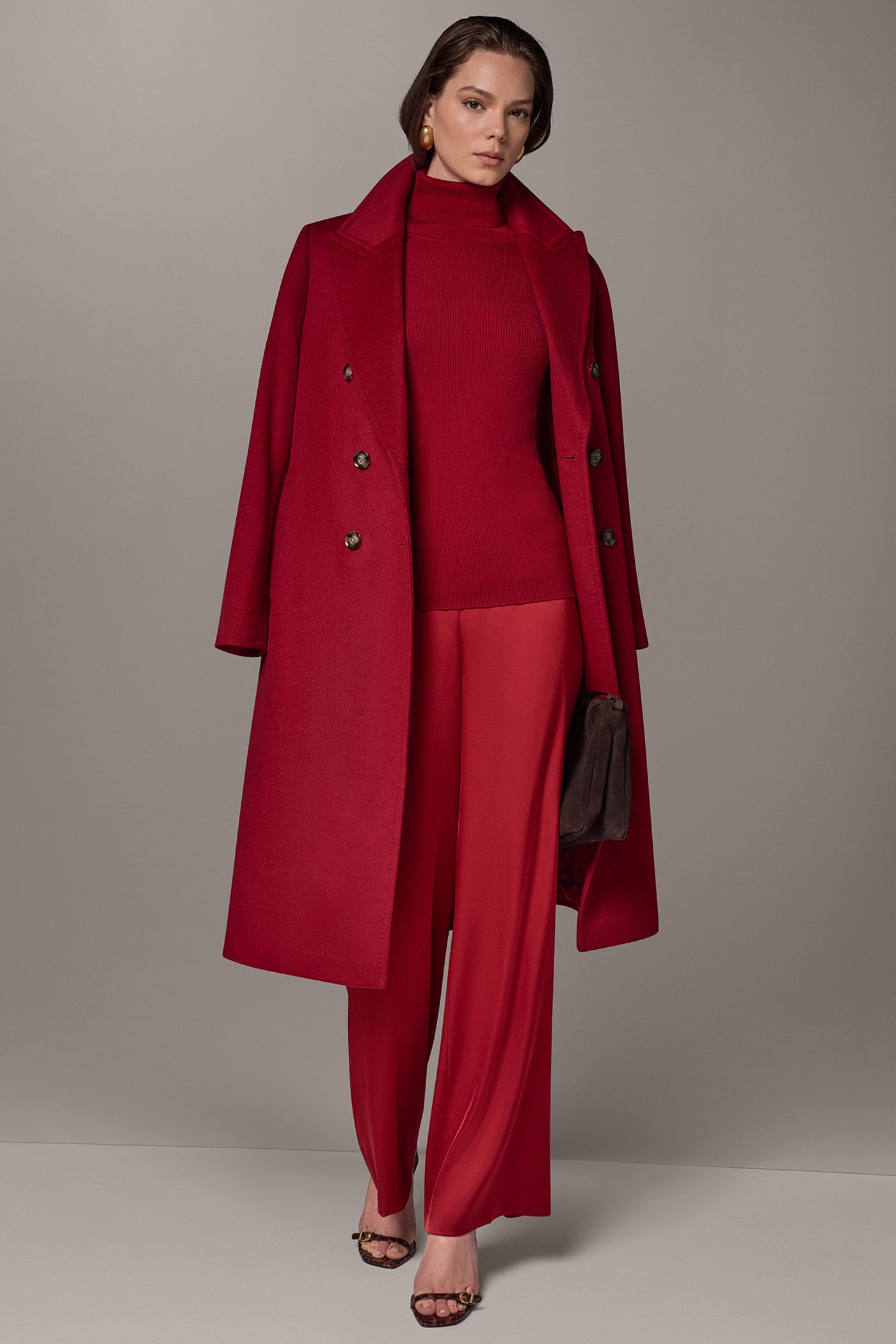 WOOL BLEND DOUBLE-BREASTED COAT VIEW 10