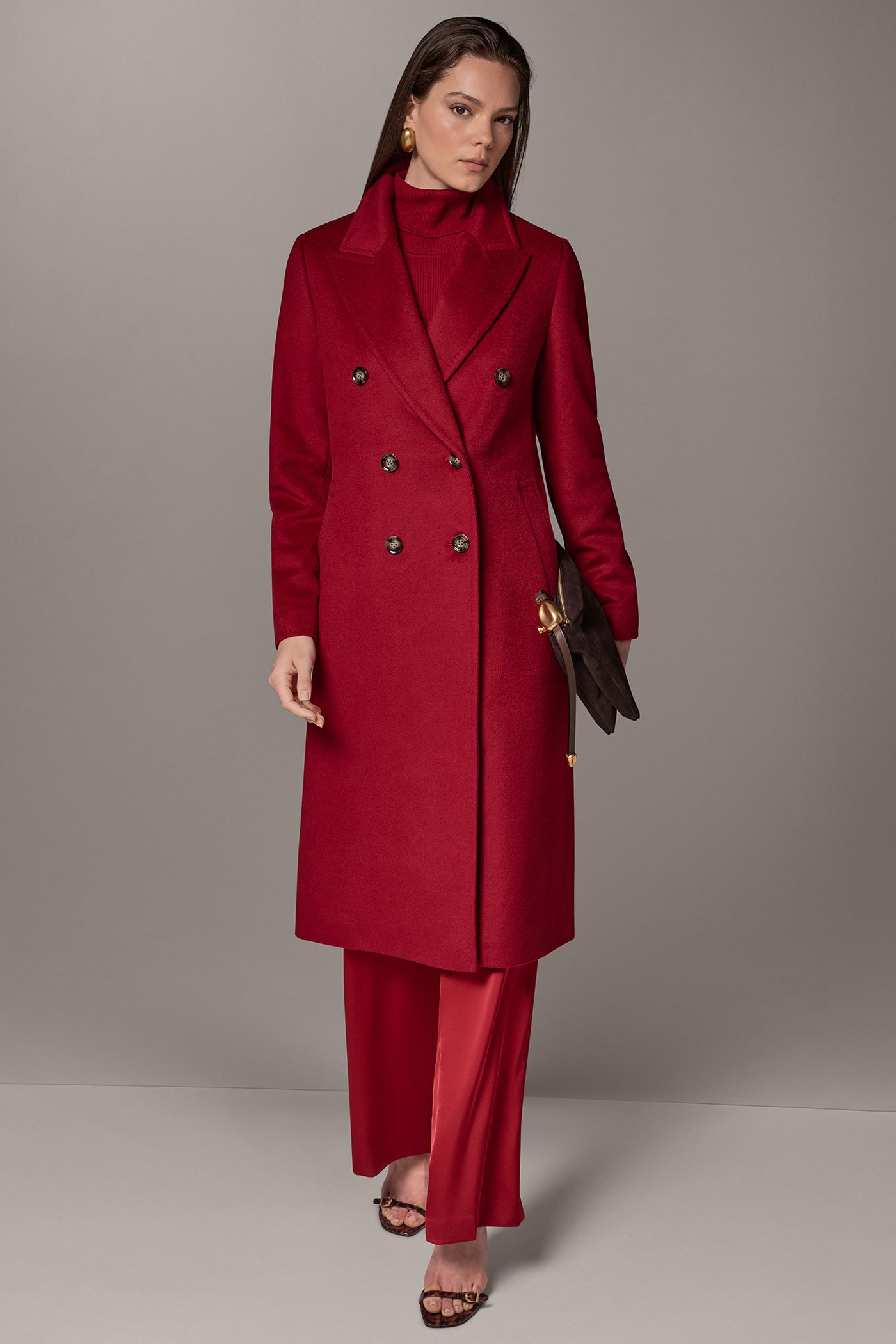 WOOL BLEND DOUBLE-BREASTED COAT VIEW 6
