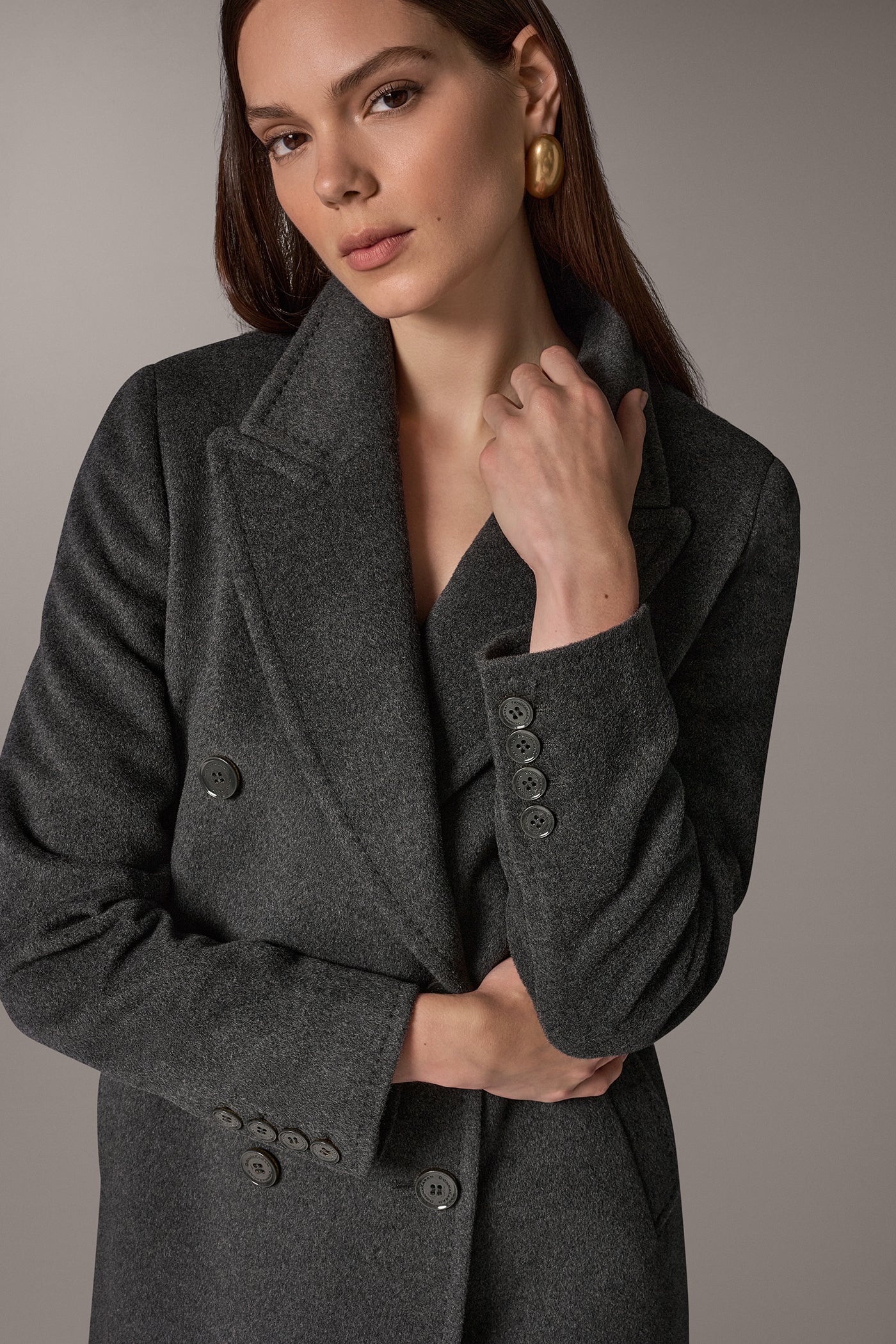 WOOL BLEND DOUBLE-BREASTED COAT VIEW 7