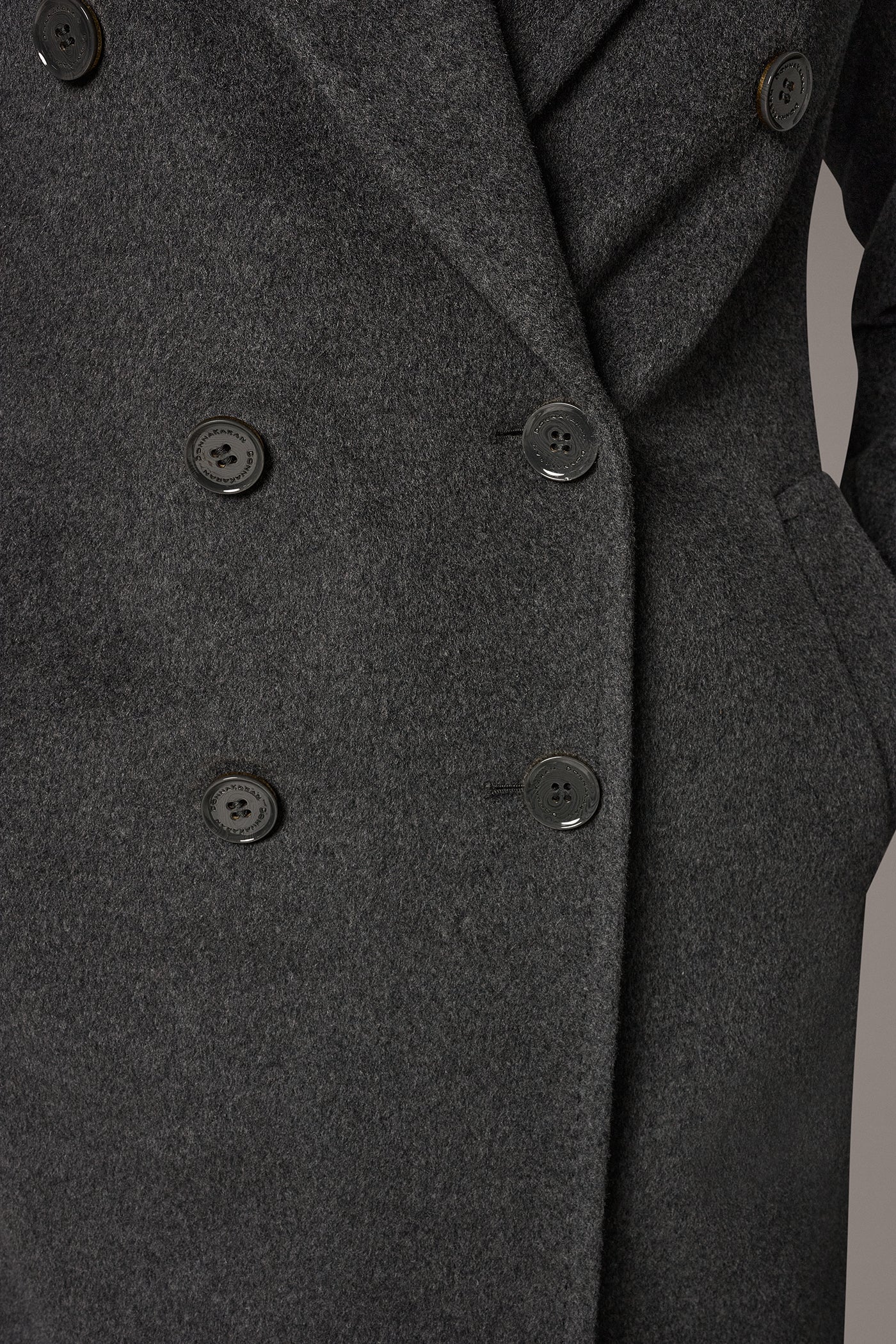 WOOL BLEND DOUBLE-BREASTED COAT VIEW 8