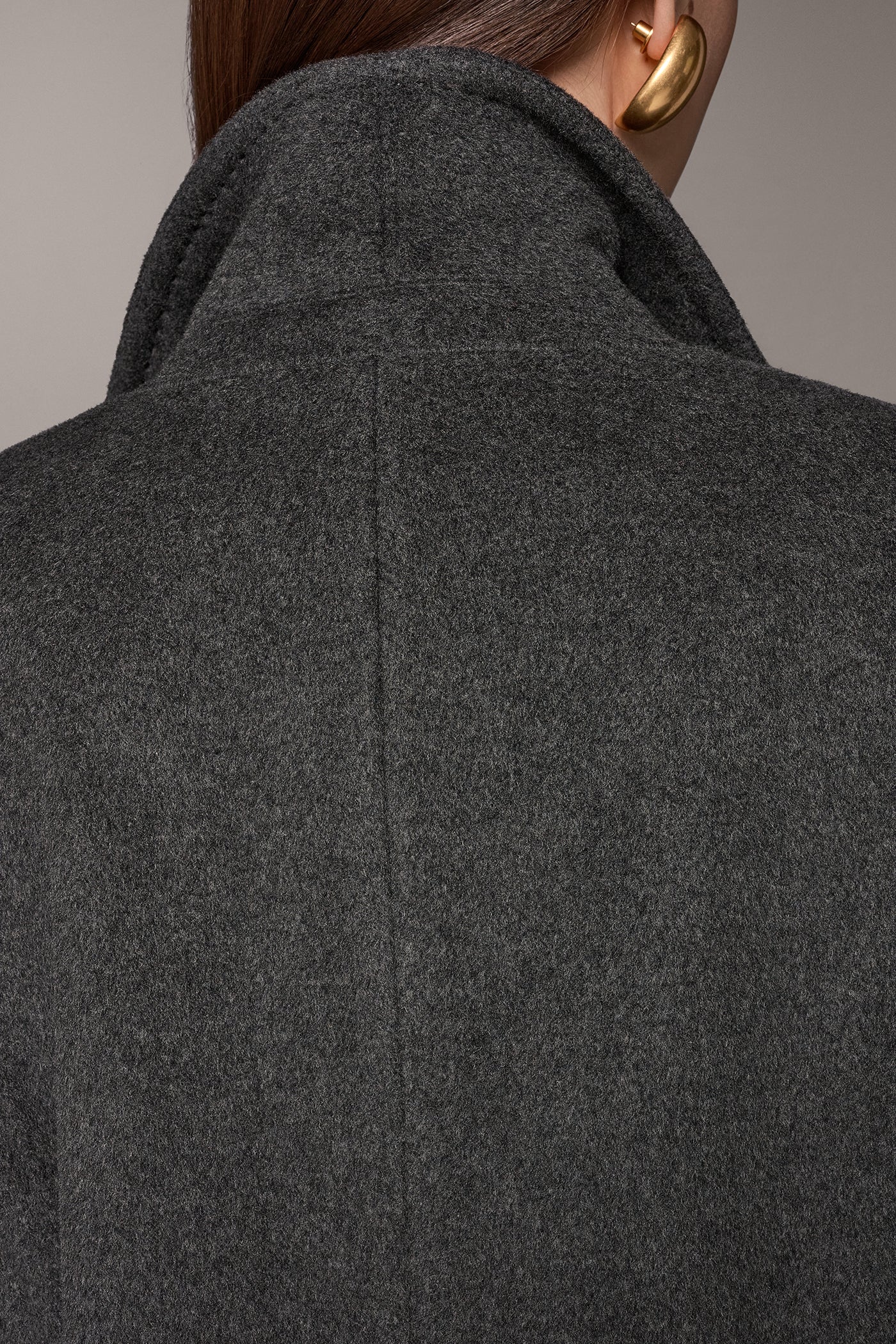 WOOL BLEND DOUBLE-BREASTED COAT VIEW 9