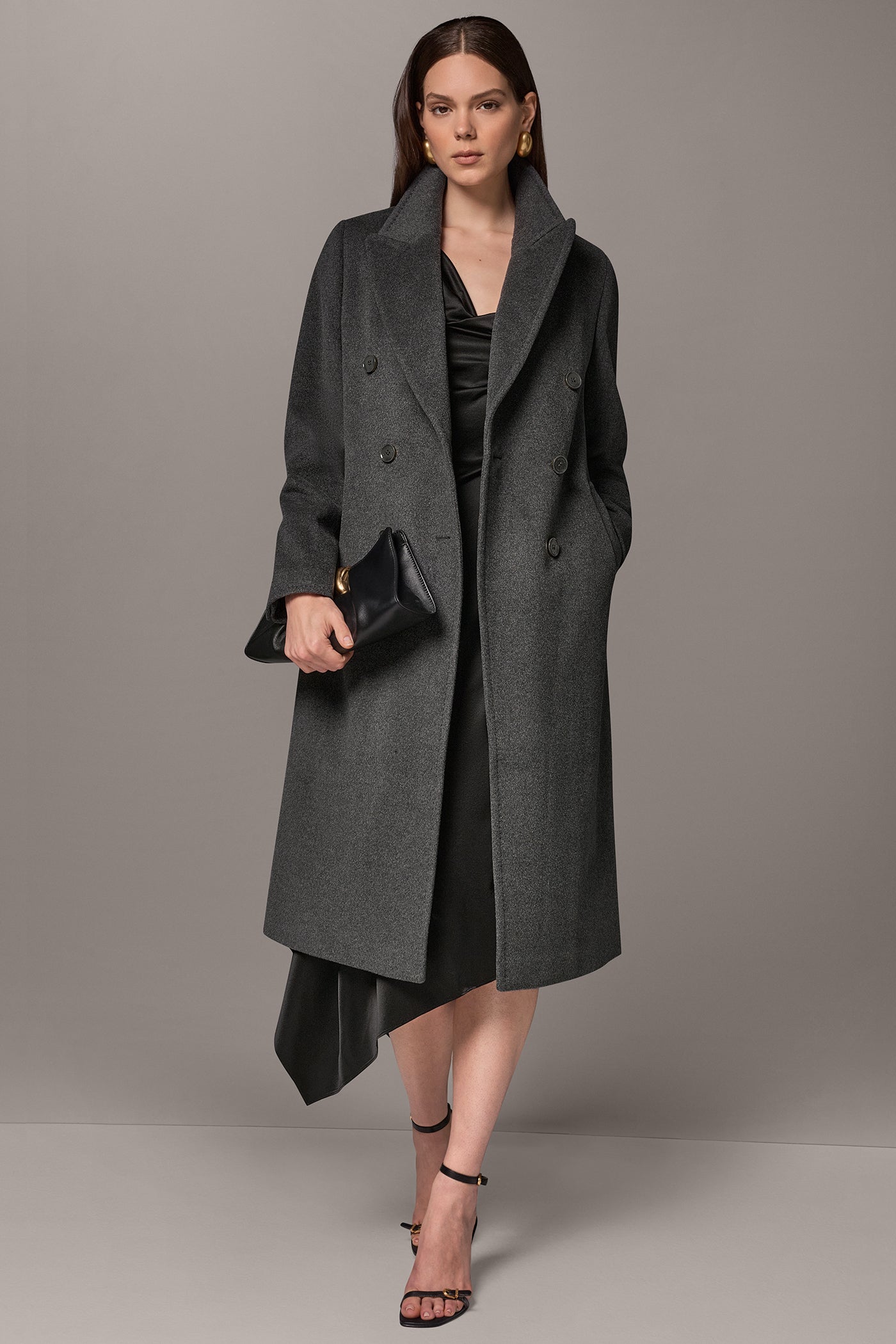 WOOL BLEND DOUBLE-BREASTED COAT VIEW 5