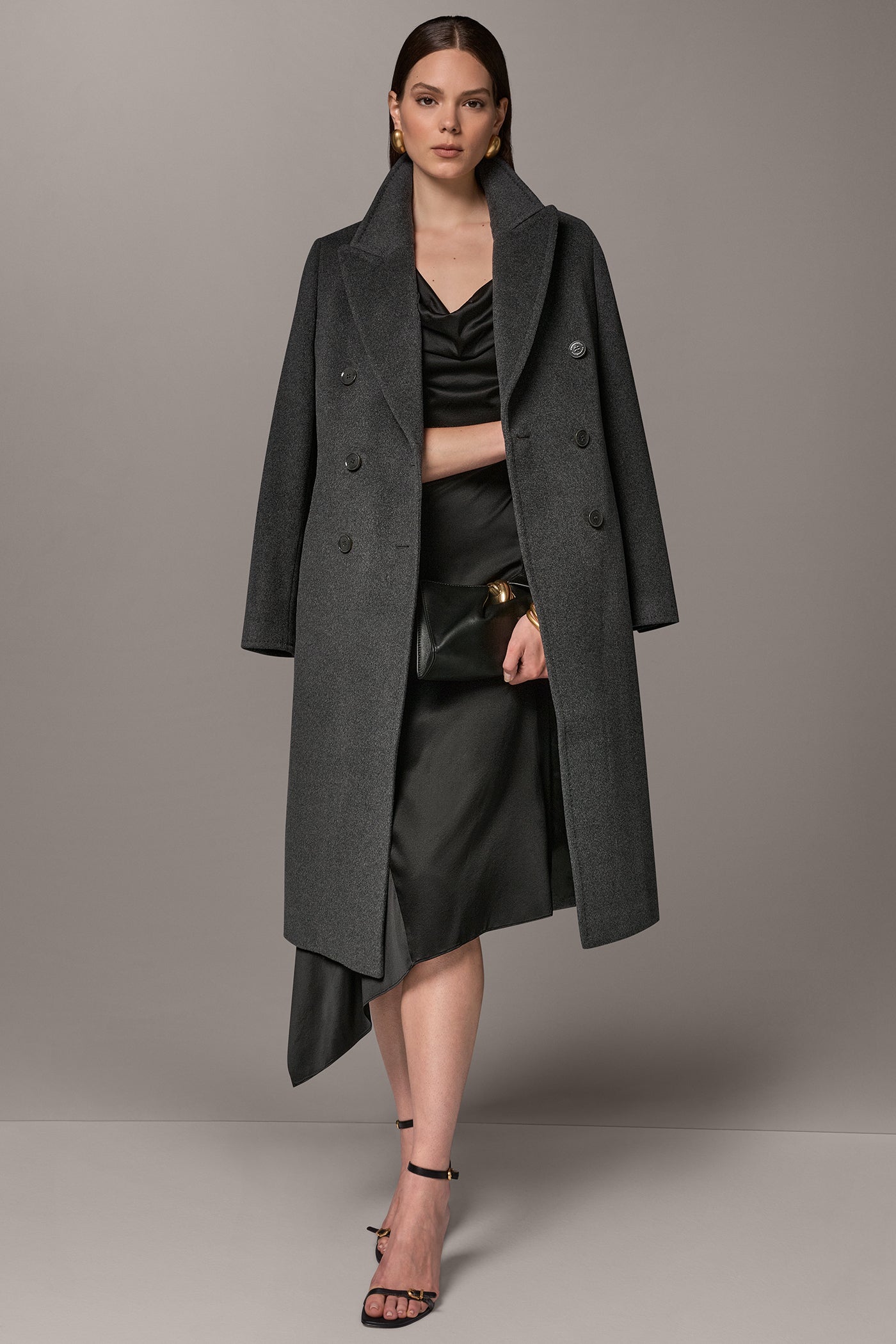 WOOL BLEND DOUBLE-BREASTED COAT VIEW 6