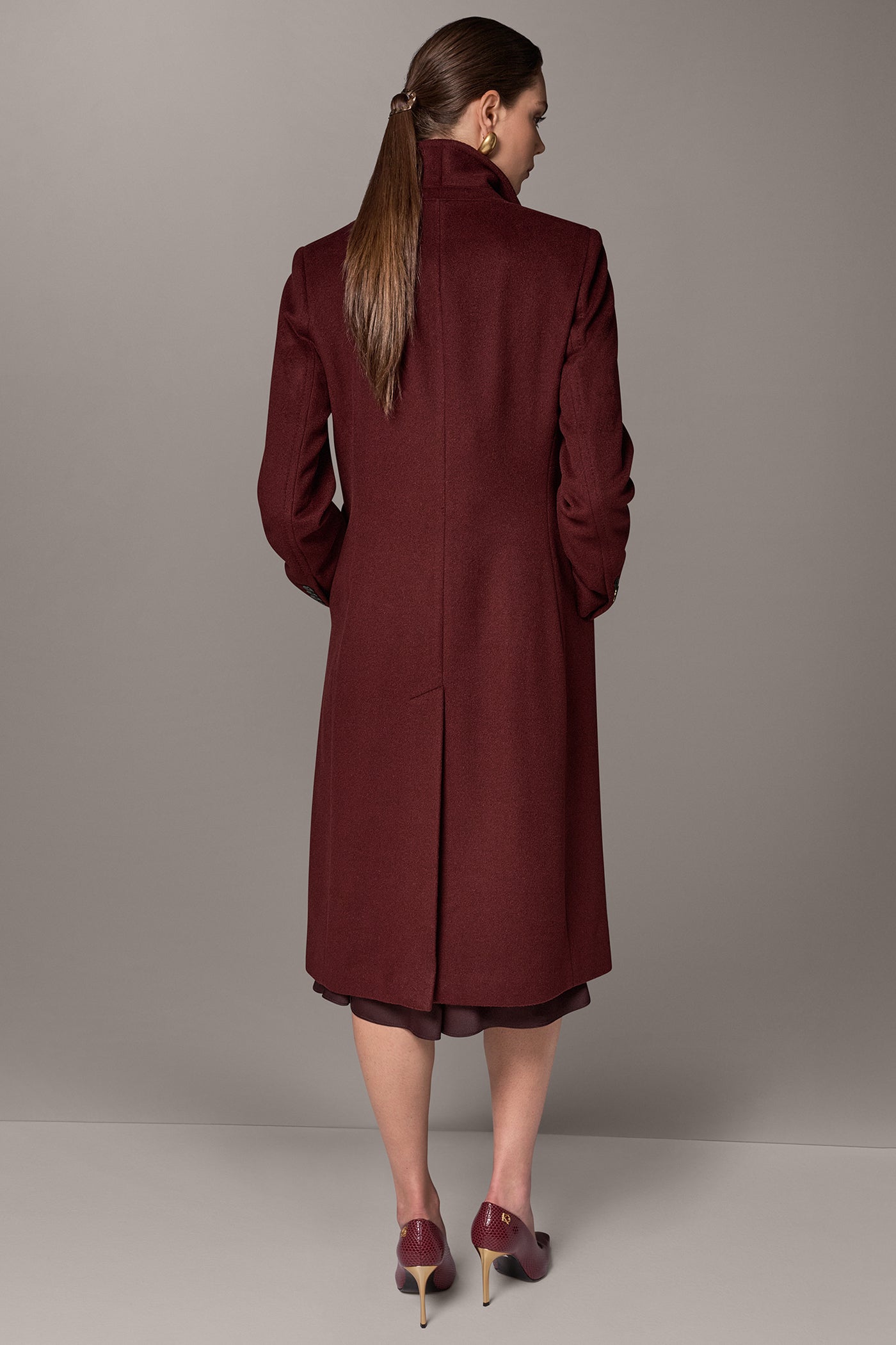 WOOL BLEND DOUBLE-BREASTED COAT VIEW 8