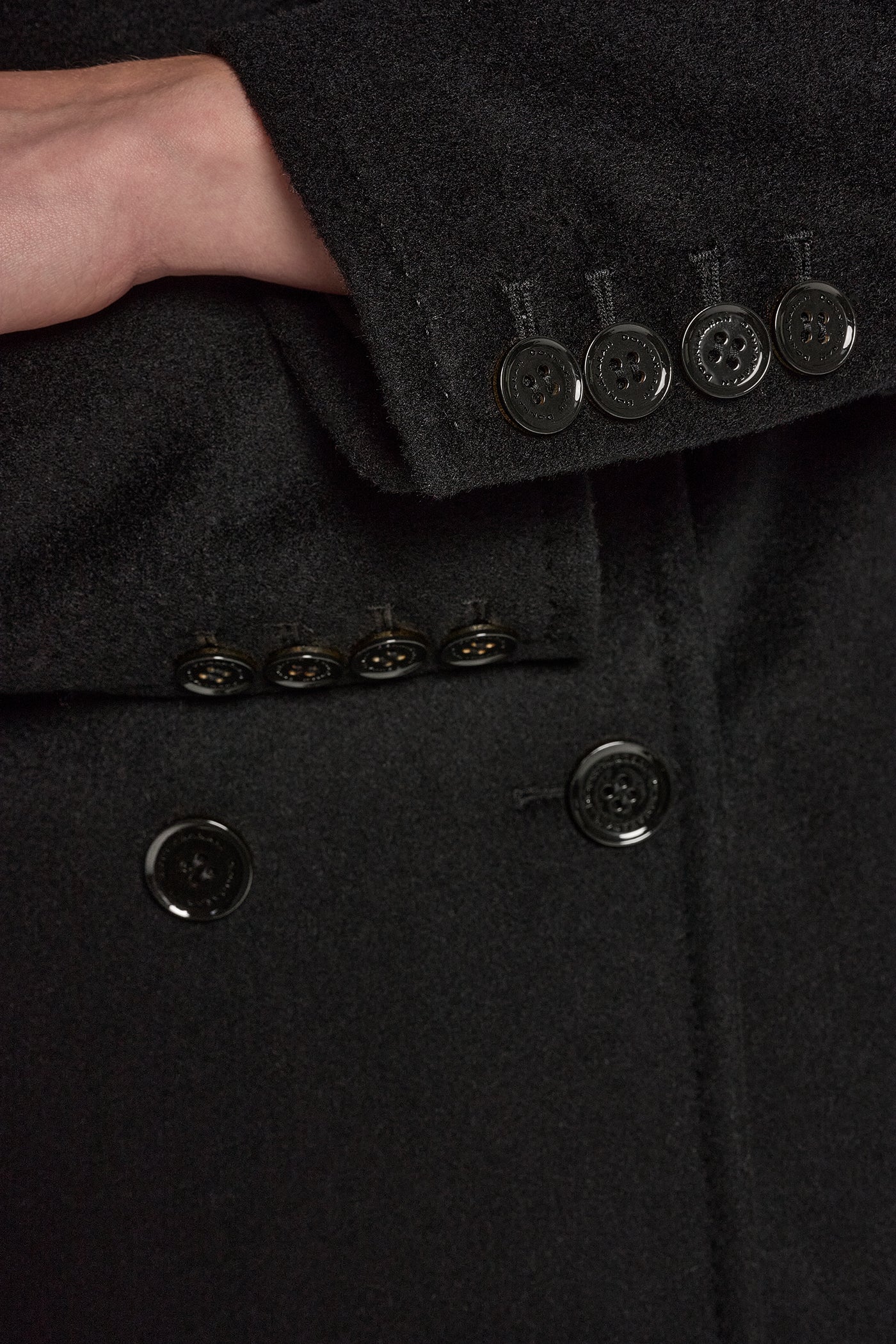 WOOL BLEND DOUBLE-BREASTED COAT VIEW 7
