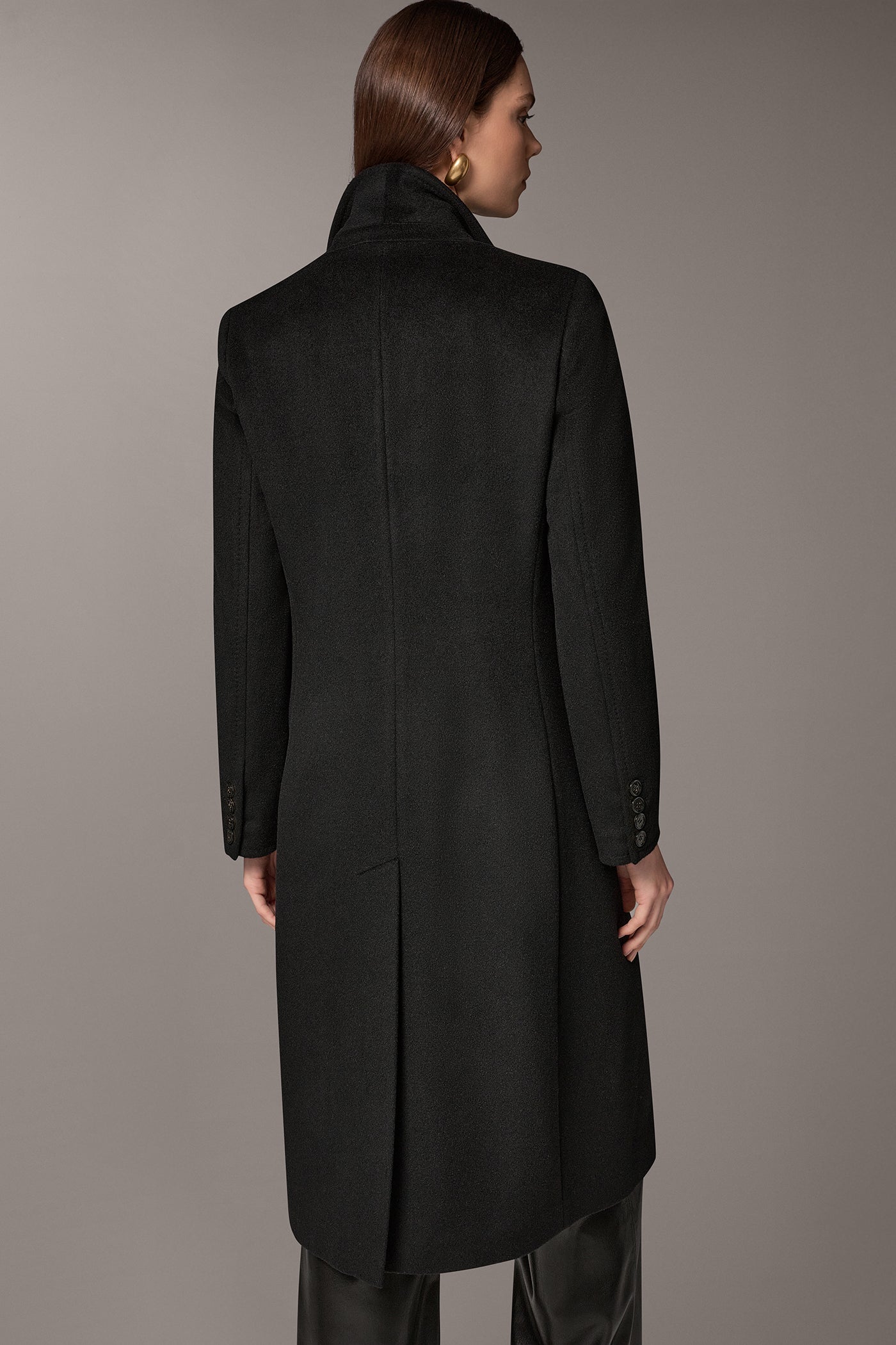 WOOL BLEND DOUBLE-BREASTED COAT VIEW 3