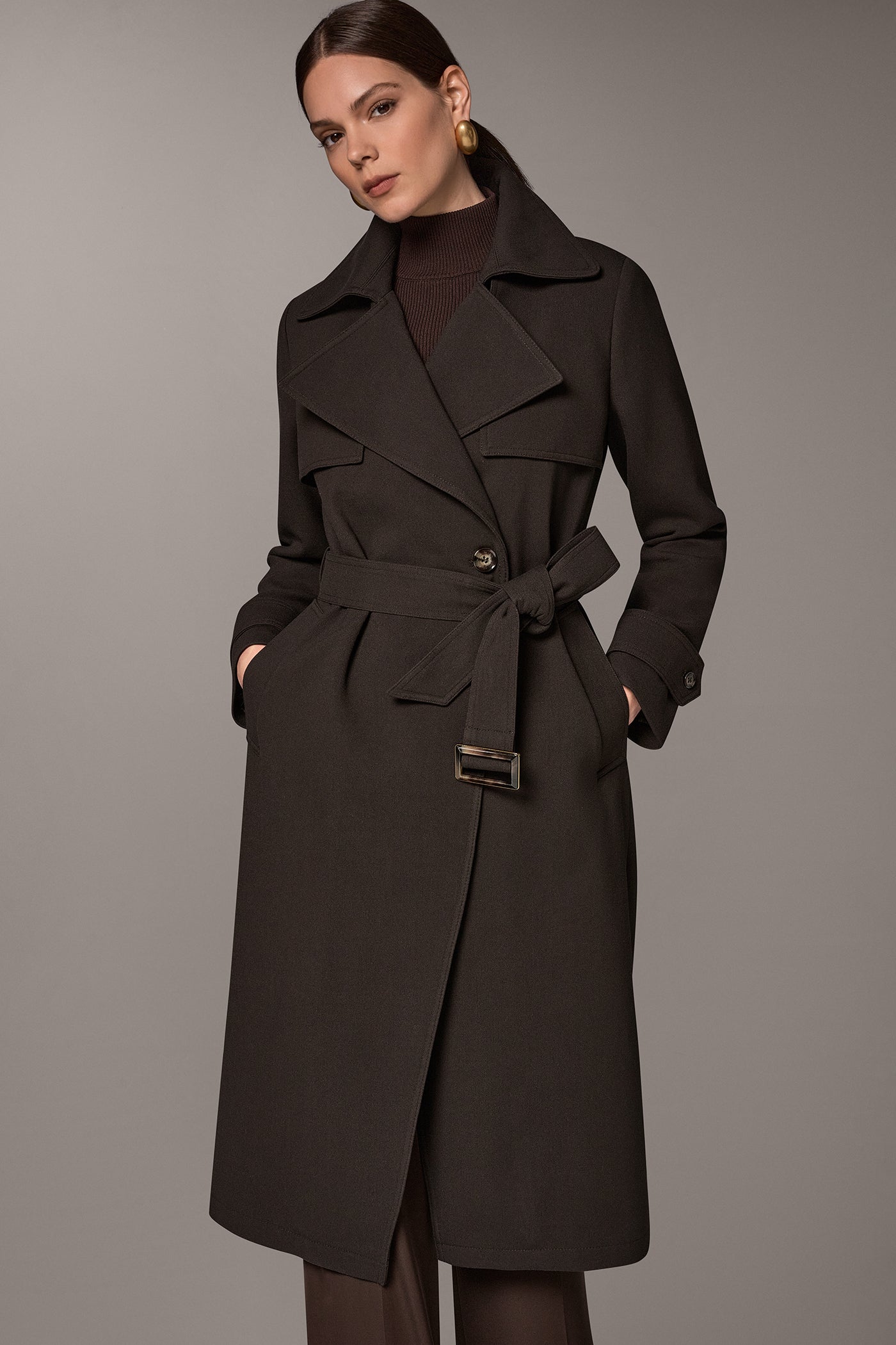 DOUBLE-BREASTED TRENCH RAINCOAT VIEW 8