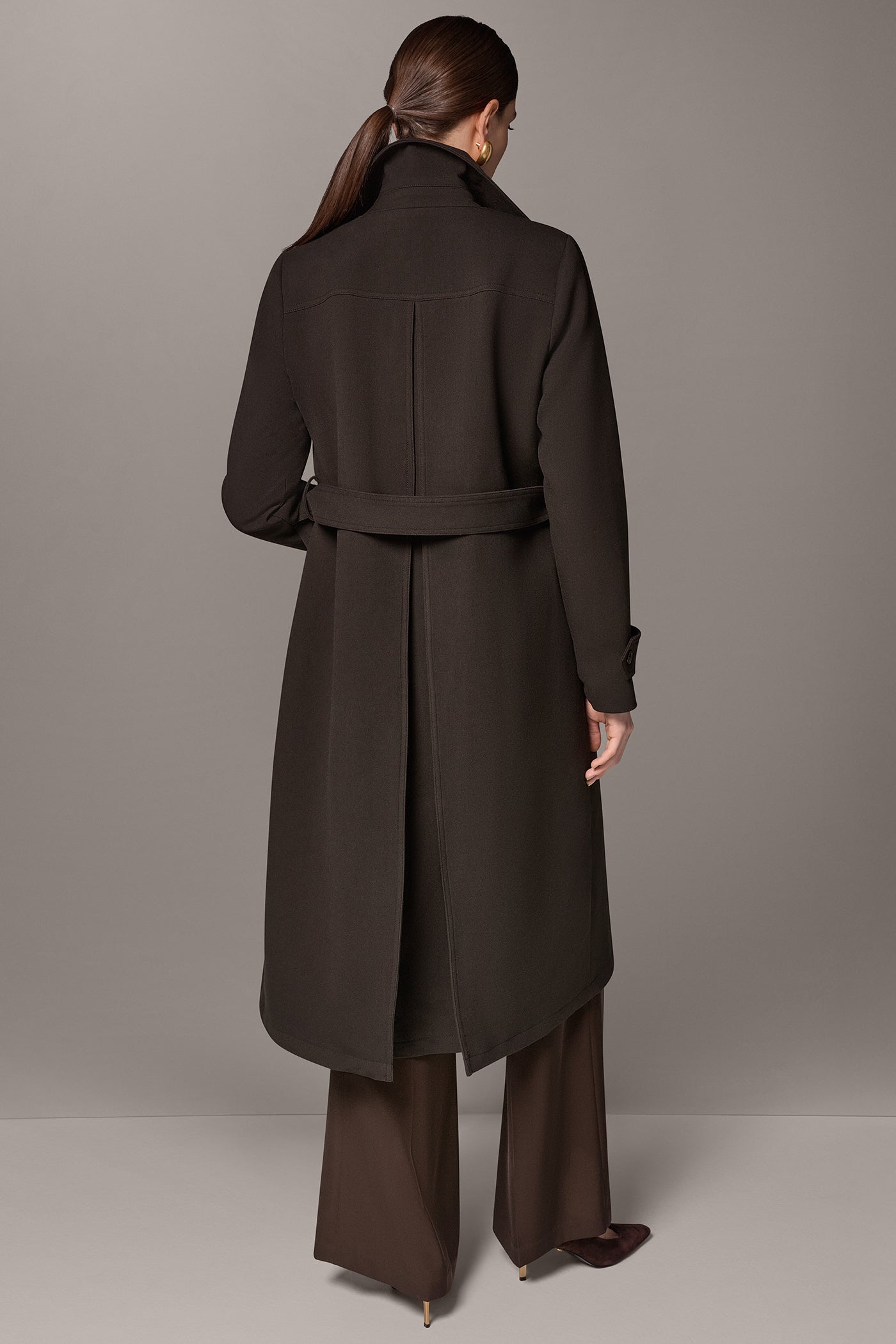 DOUBLE-BREASTED TRENCH RAINCOAT VIEW 3