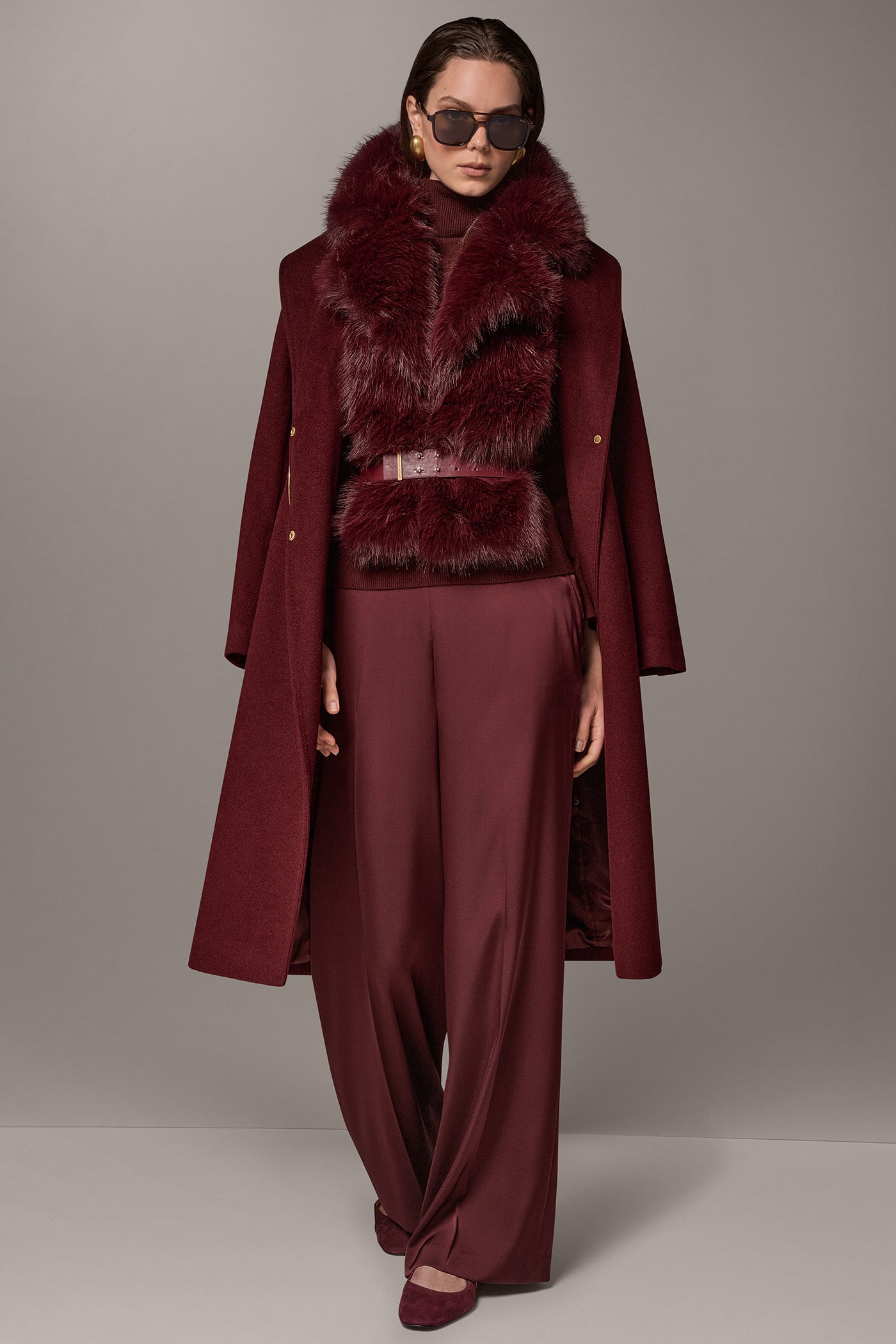 WOOL BLEND WALKER WRAP COAT VIEW 11