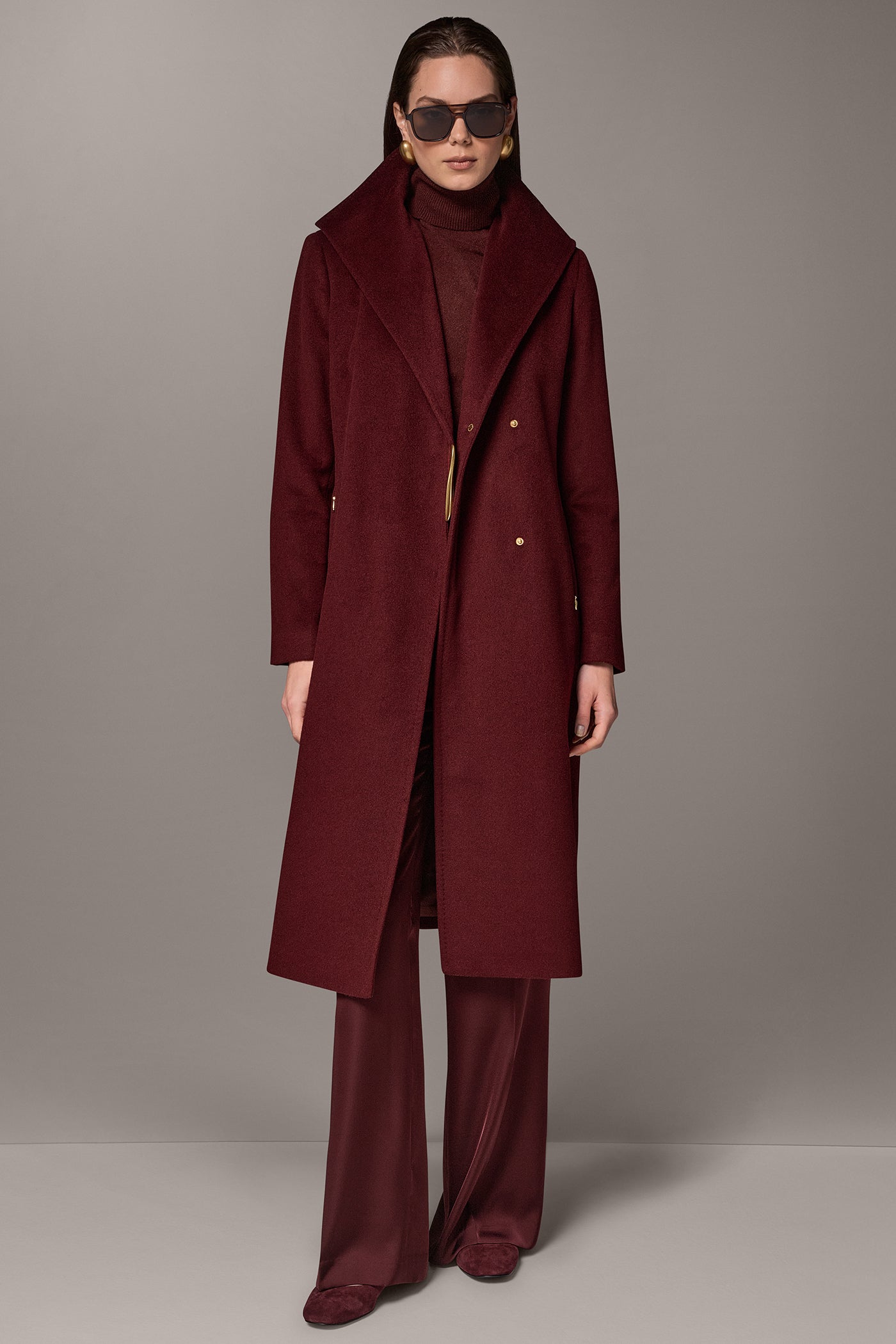 WOOL BLEND WALKER WRAP COAT VIEW 12