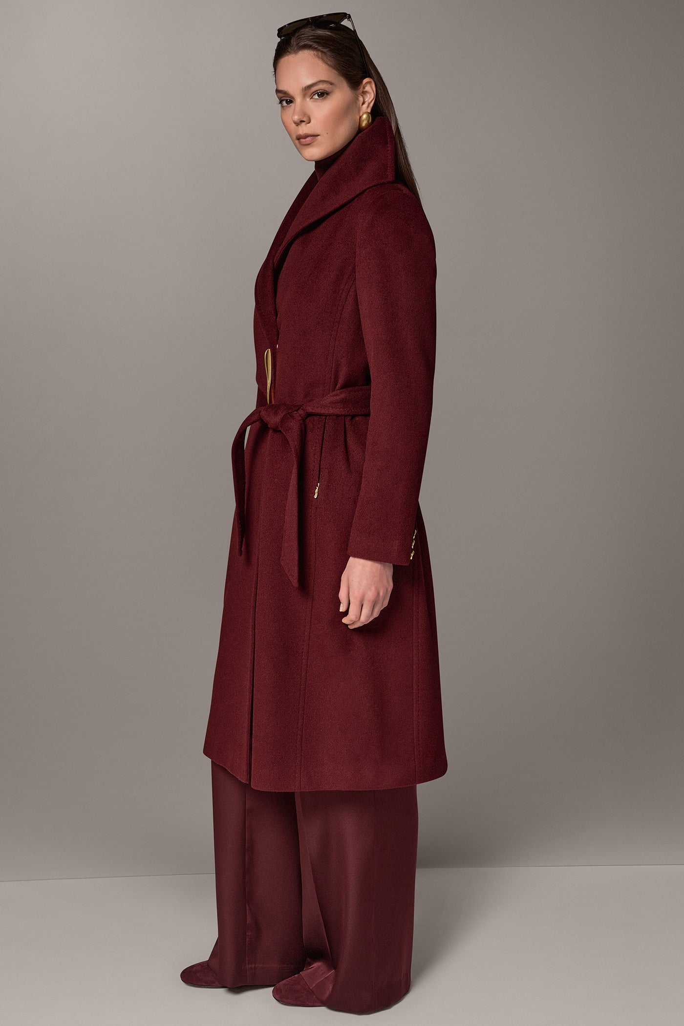 WOOL BLEND WALKER WRAP COAT VIEW 4