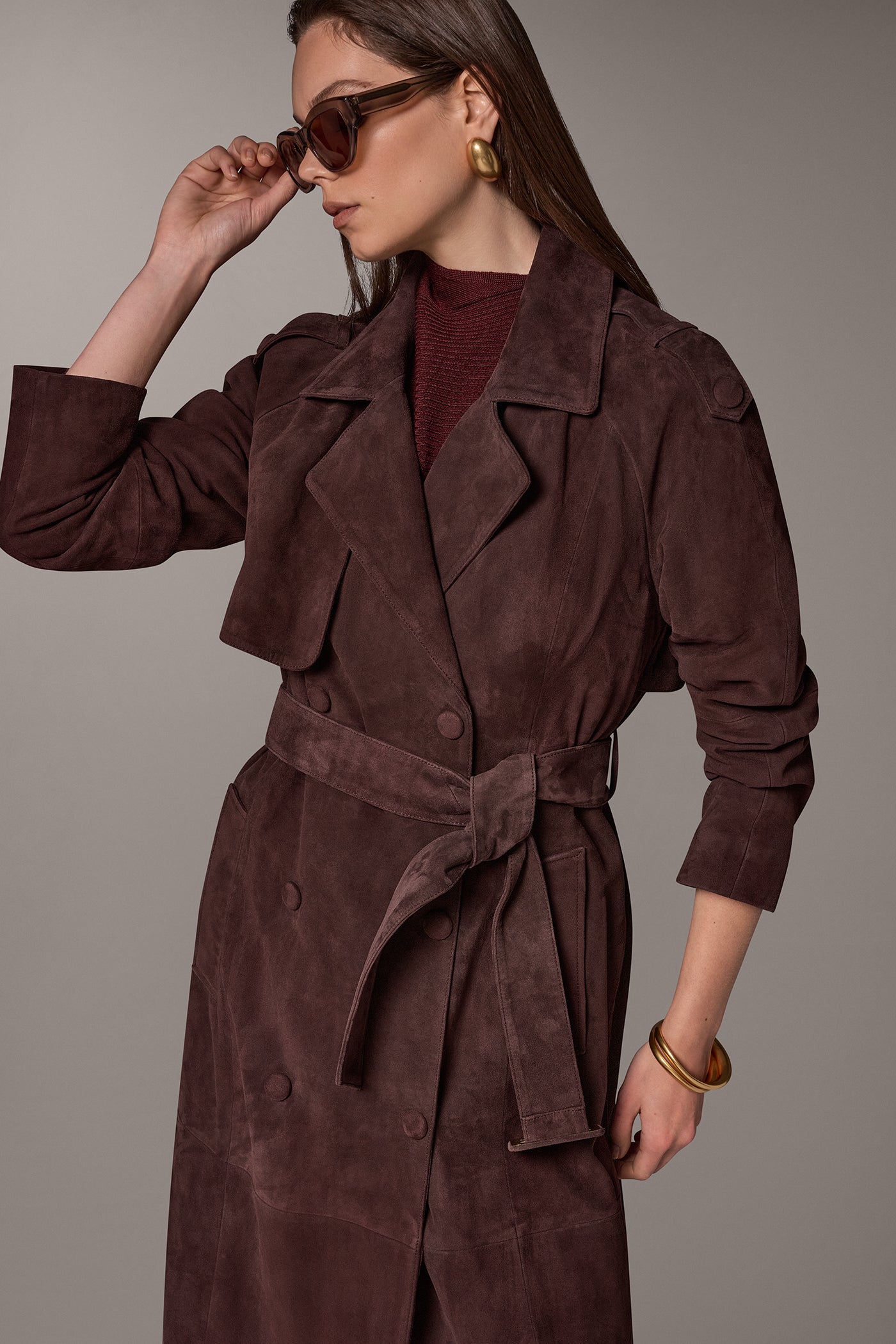 DOUBLE-BREASTED TRENCH COAT VIEW 6