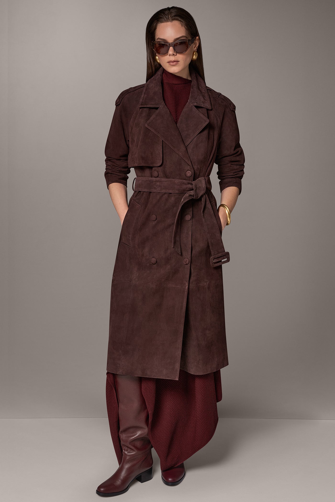 DOUBLE-BREASTED TRENCH COAT VIEW 11