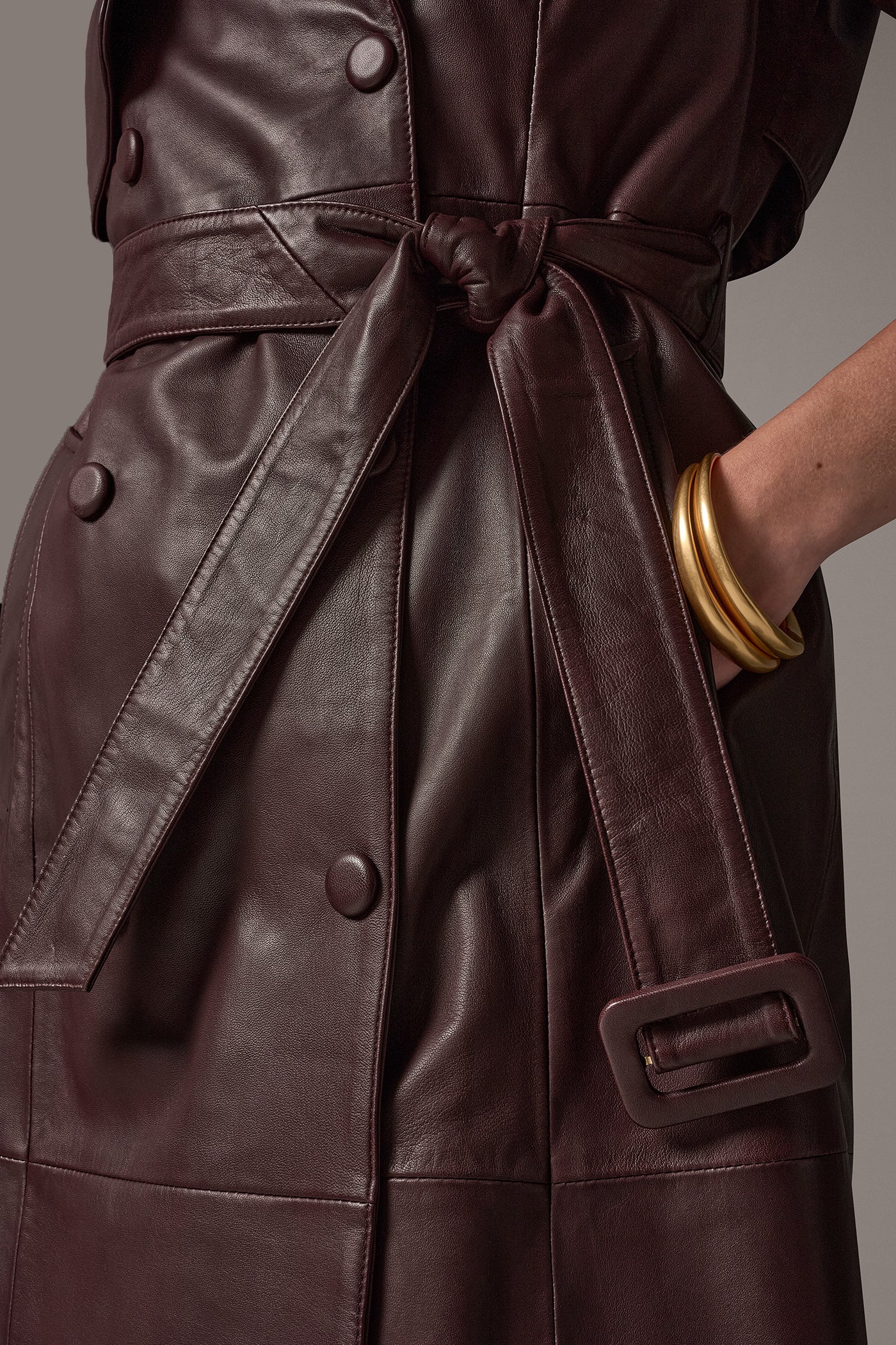 DOUBLE-BREASTED TRENCH COAT VIEW 6