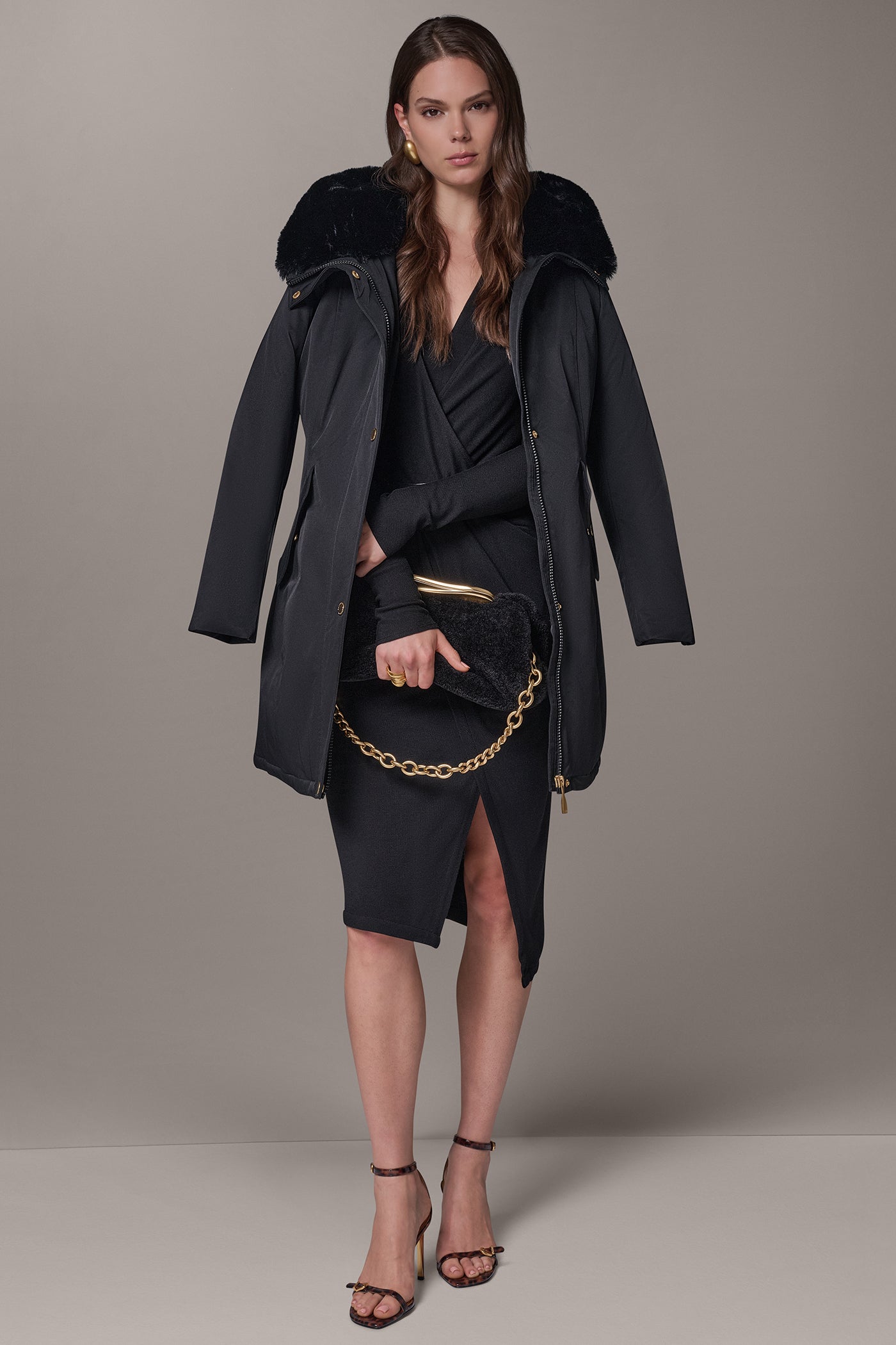 ASYMMETRIC DOWN PUFFER JACKET VIEW 3
