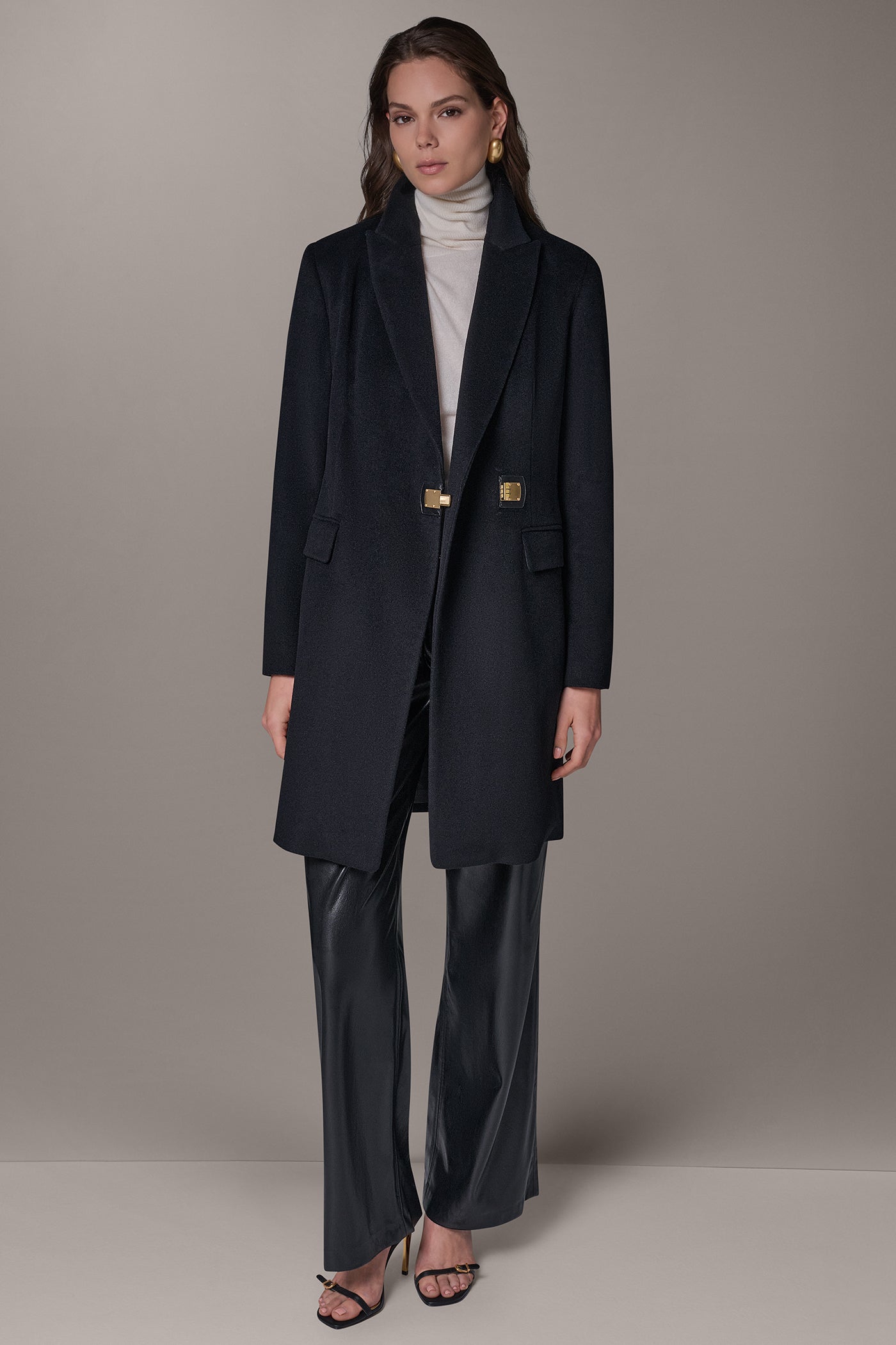 WOOL BLEND BUCKLE BLAZER COAT VIEW 8 | New Arrivals