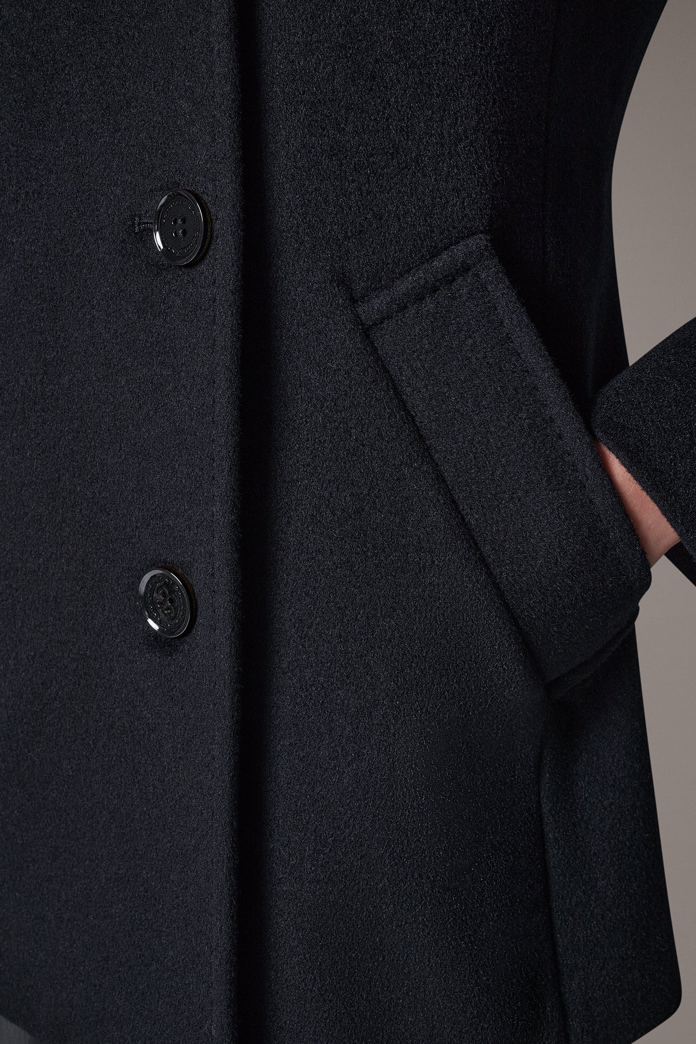 WOOL BLEND DOUBLE-BREASTED PEACOAT VIEW 7