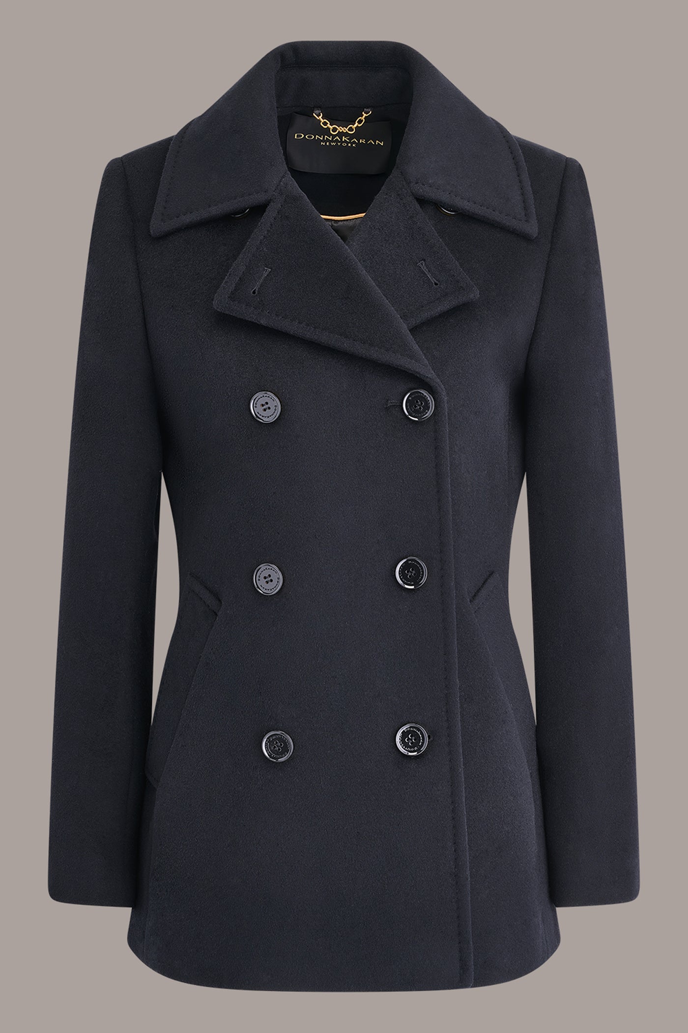 WOOL BLEND DOUBLE-BREASTED PEACOAT VIEW 12 | Gift Guide