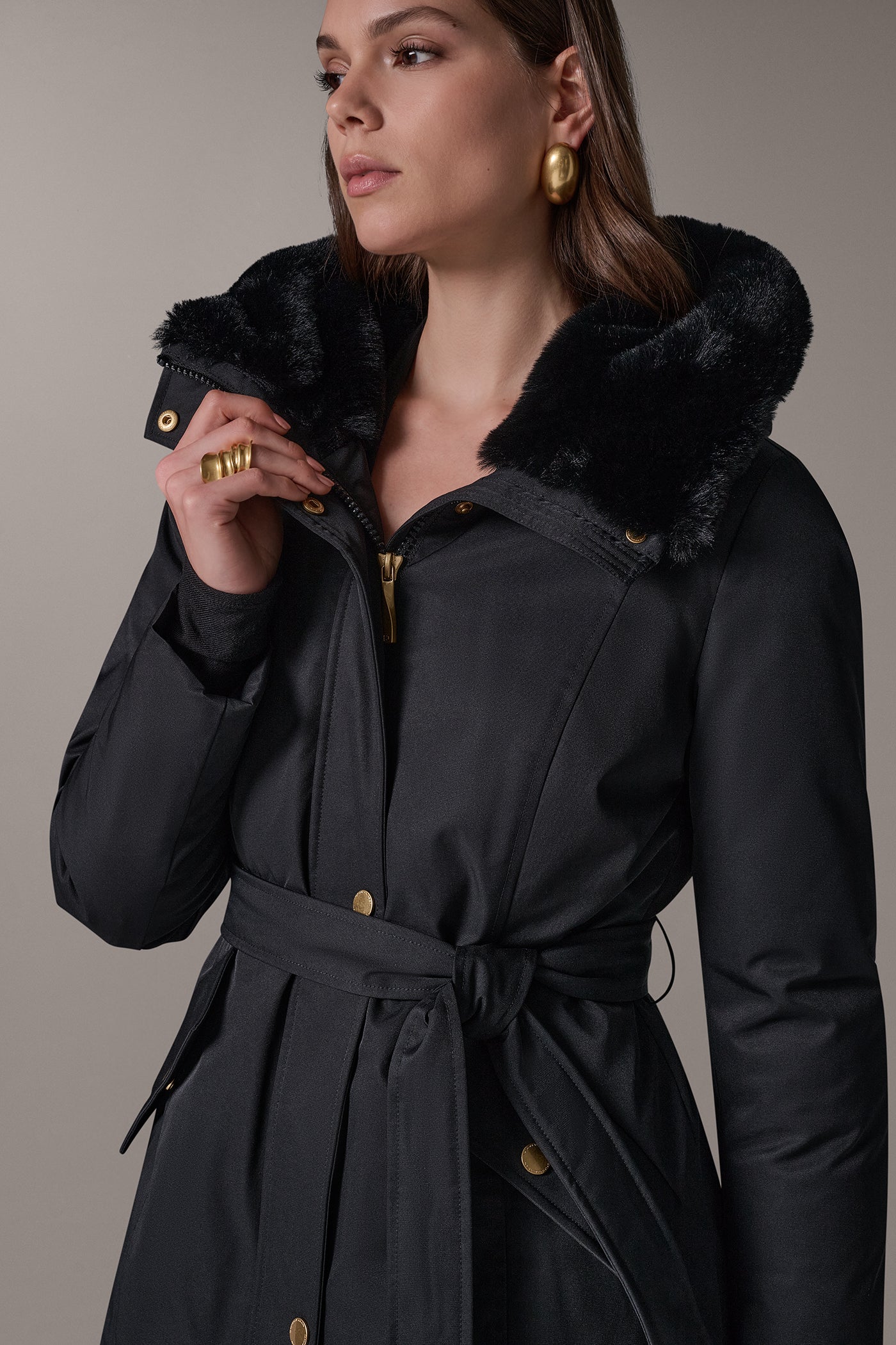 MODERN HOODED PARKA VIEW 5