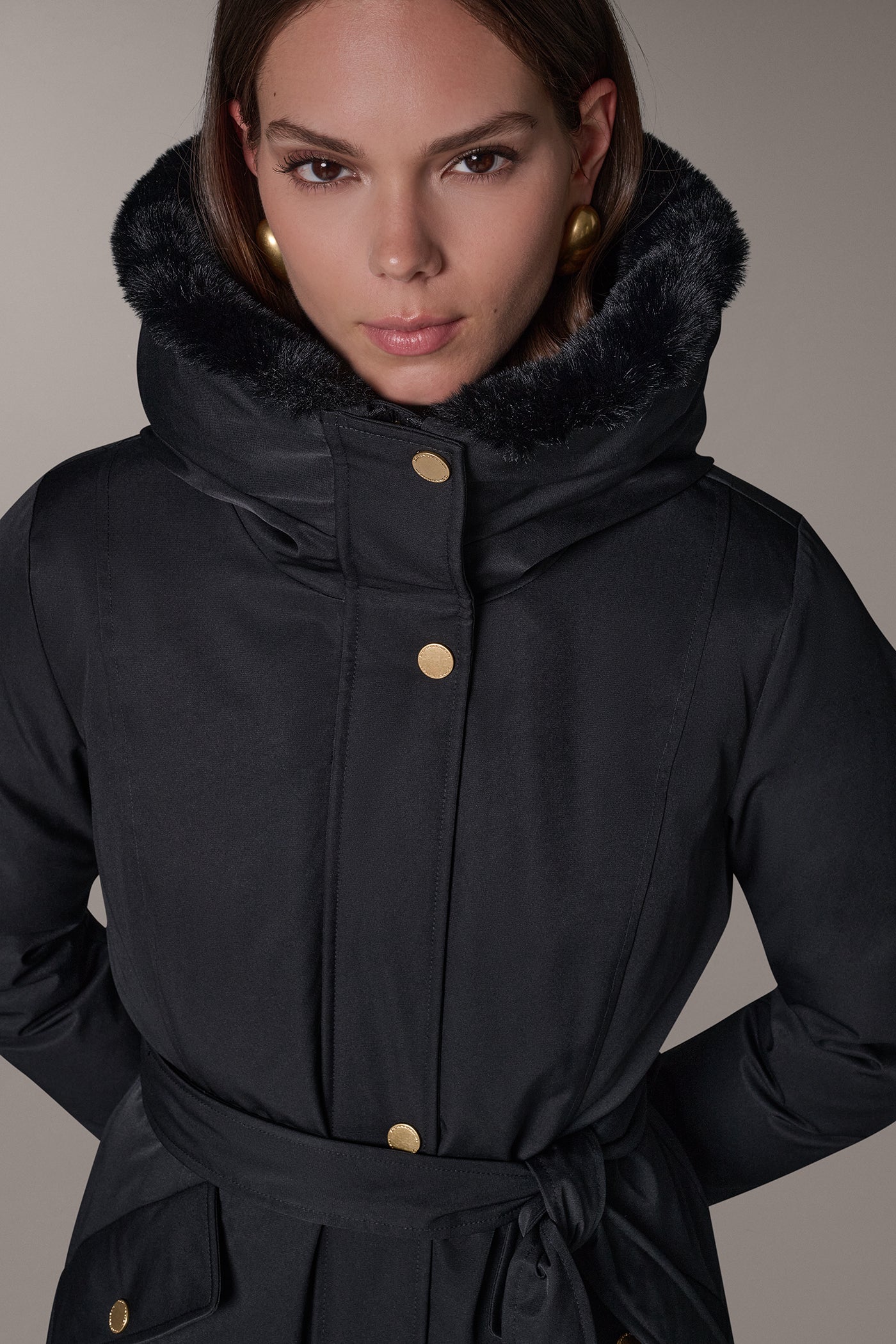 MODERN HOODED PARKA VIEW 6
