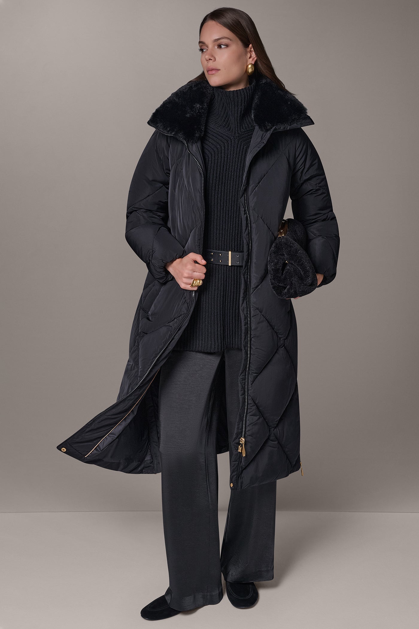 DIAMOND QUILT DOWN WALKER COAT VIEW 8