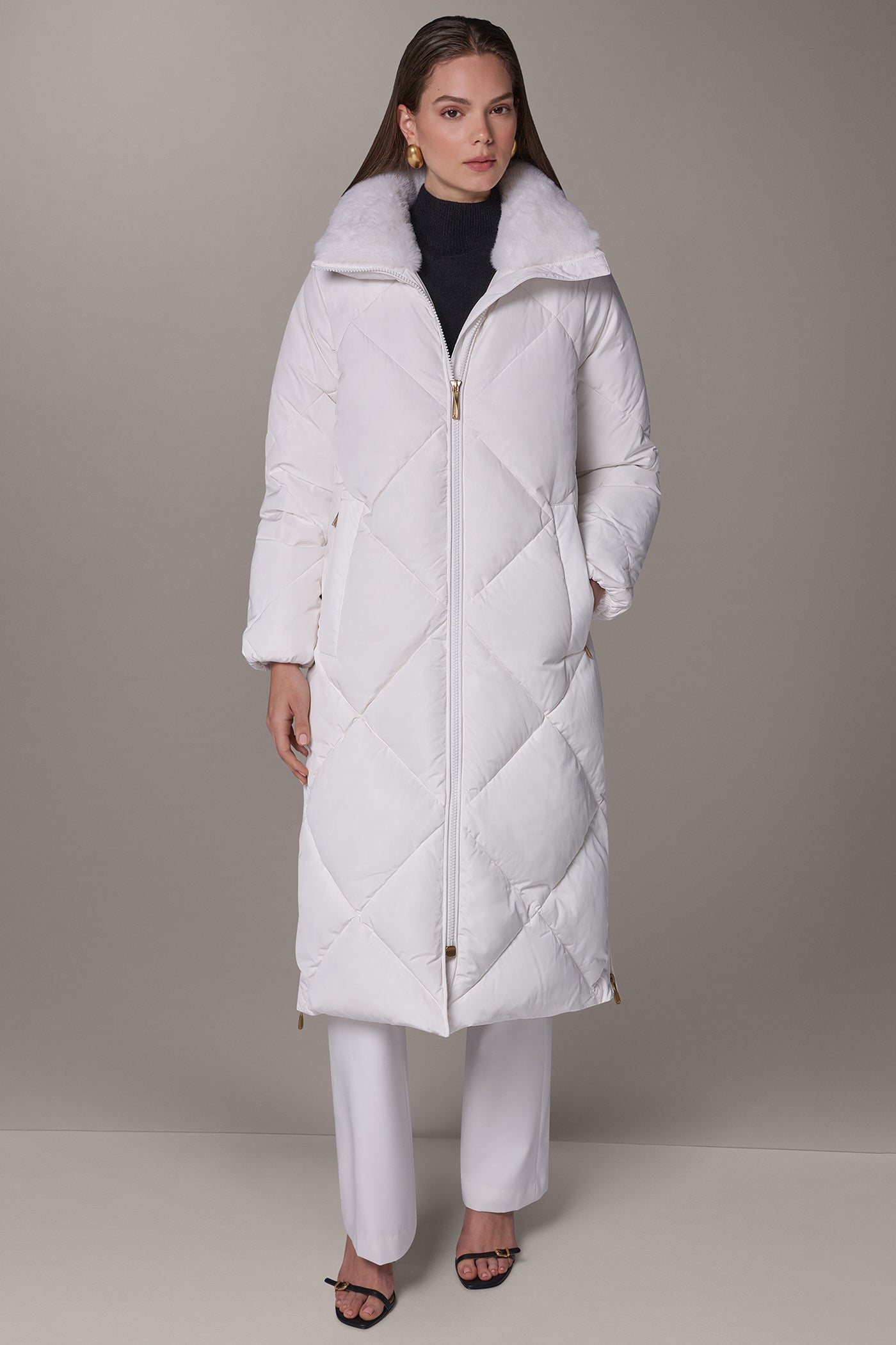 DIAMOND QUILT DOWN WALKER COAT VIEW 11