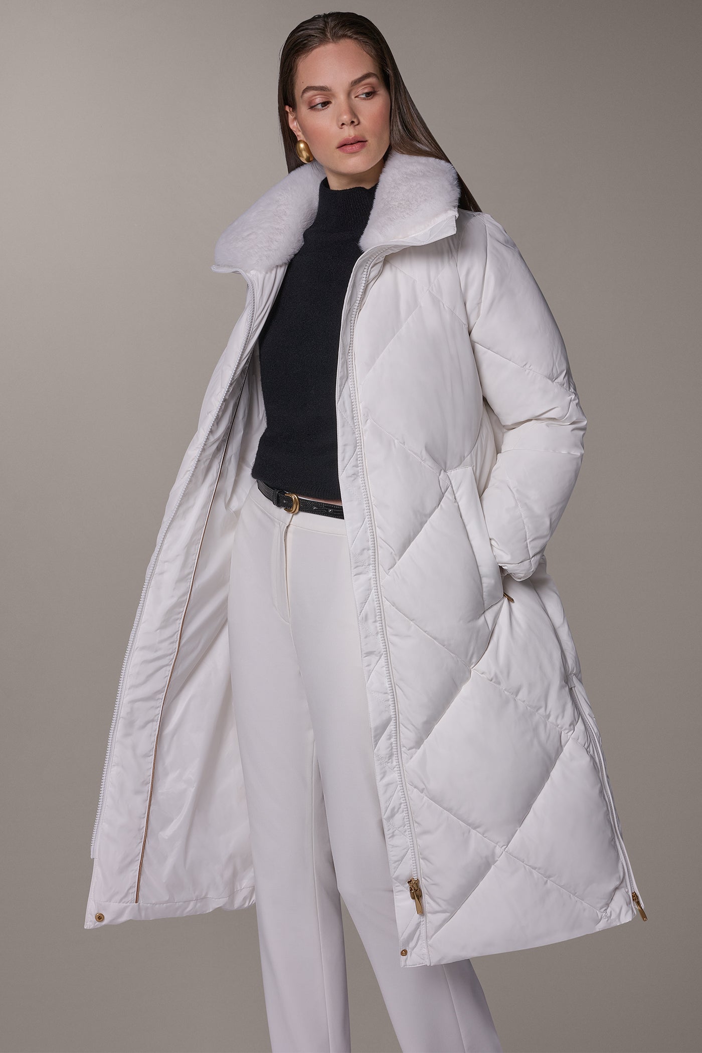 DIAMOND QUILT DOWN WALKER COAT VIEW 9