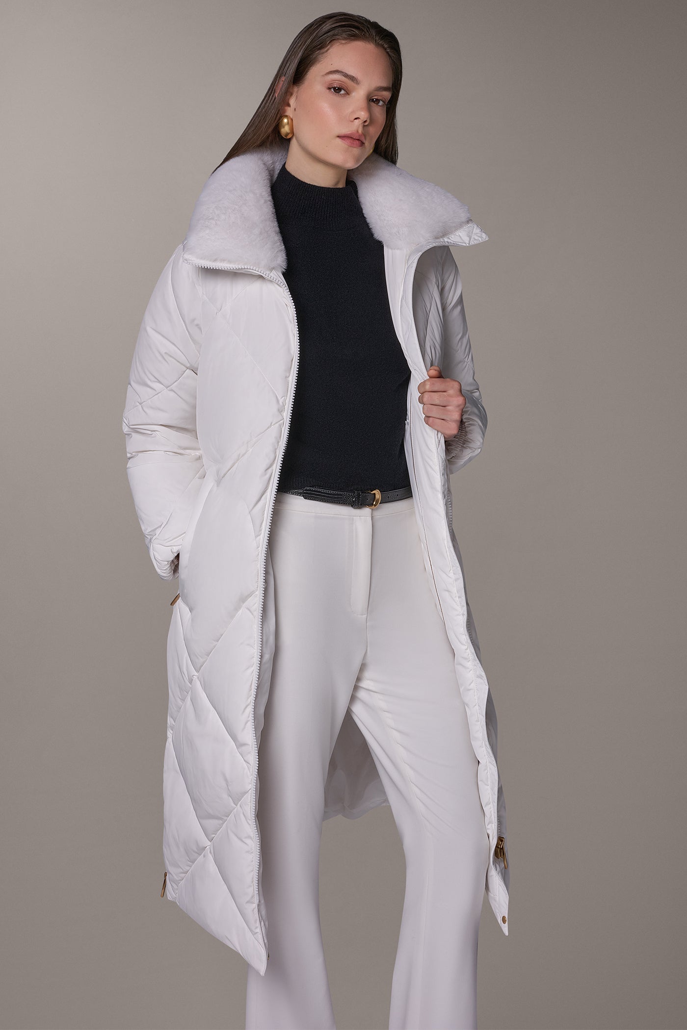 DIAMOND QUILT DOWN WALKER COAT VIEW 2