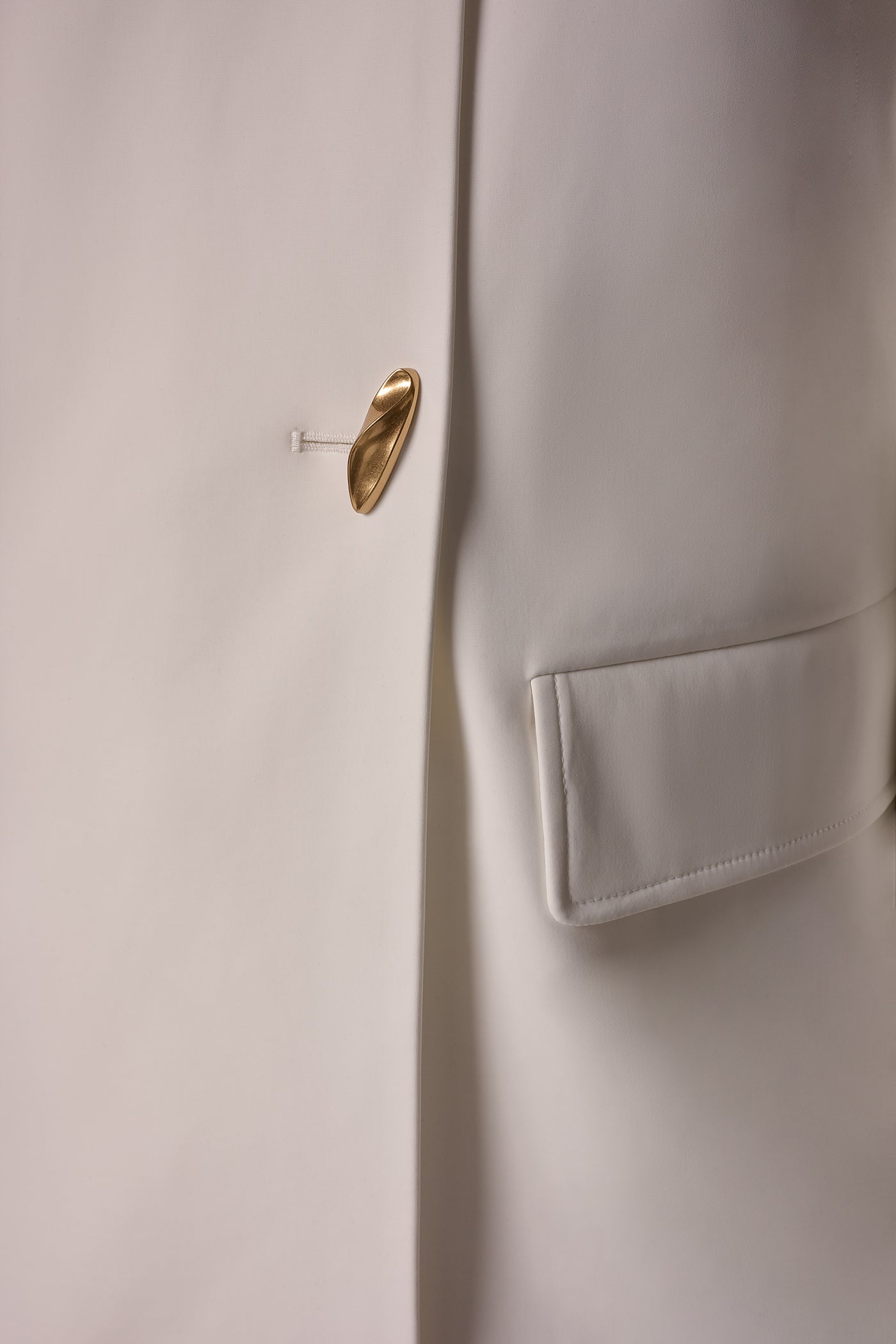 TAILORED COAT WITH GOLD HARDWARE VIEW 9