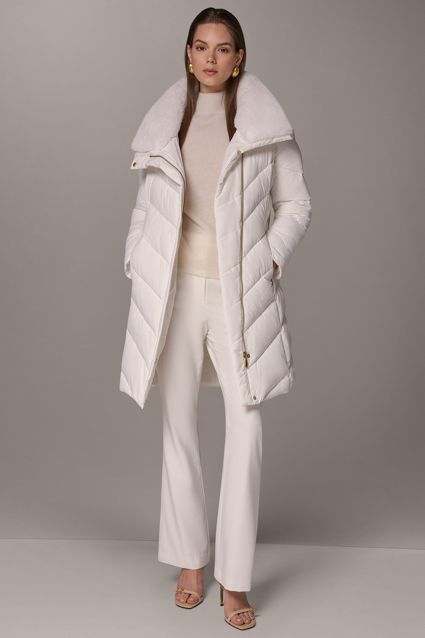 ASYMMETRIC DOWN PUFFER JACKET VIEW 10