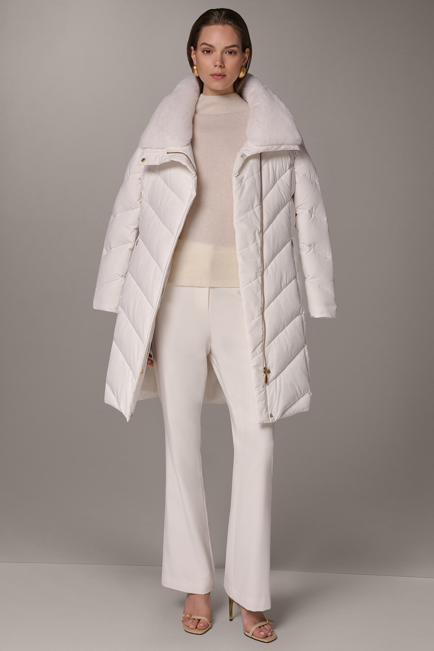 ASYMMETRIC DOWN PUFFER JACKET VIEW 5