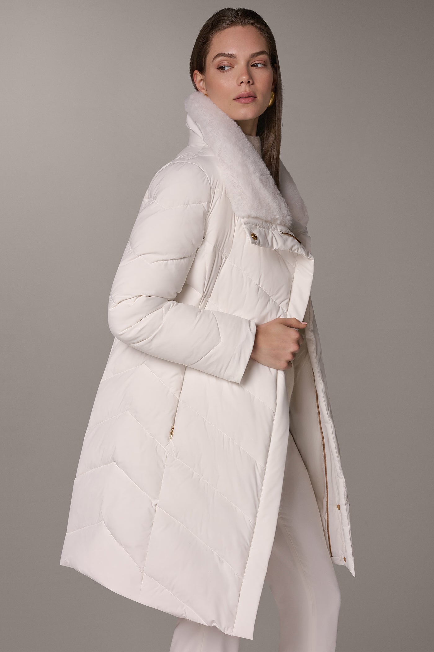 ASYMMETRIC DOWN PUFFER JACKET VIEW 11