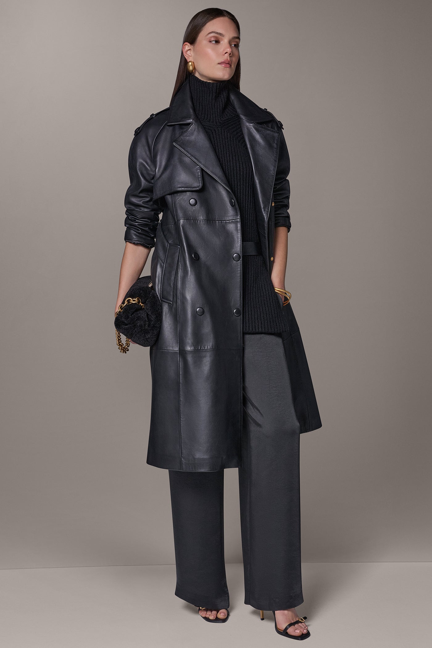 DOUBLE-BREASTED TRENCH COAT VIEW 9