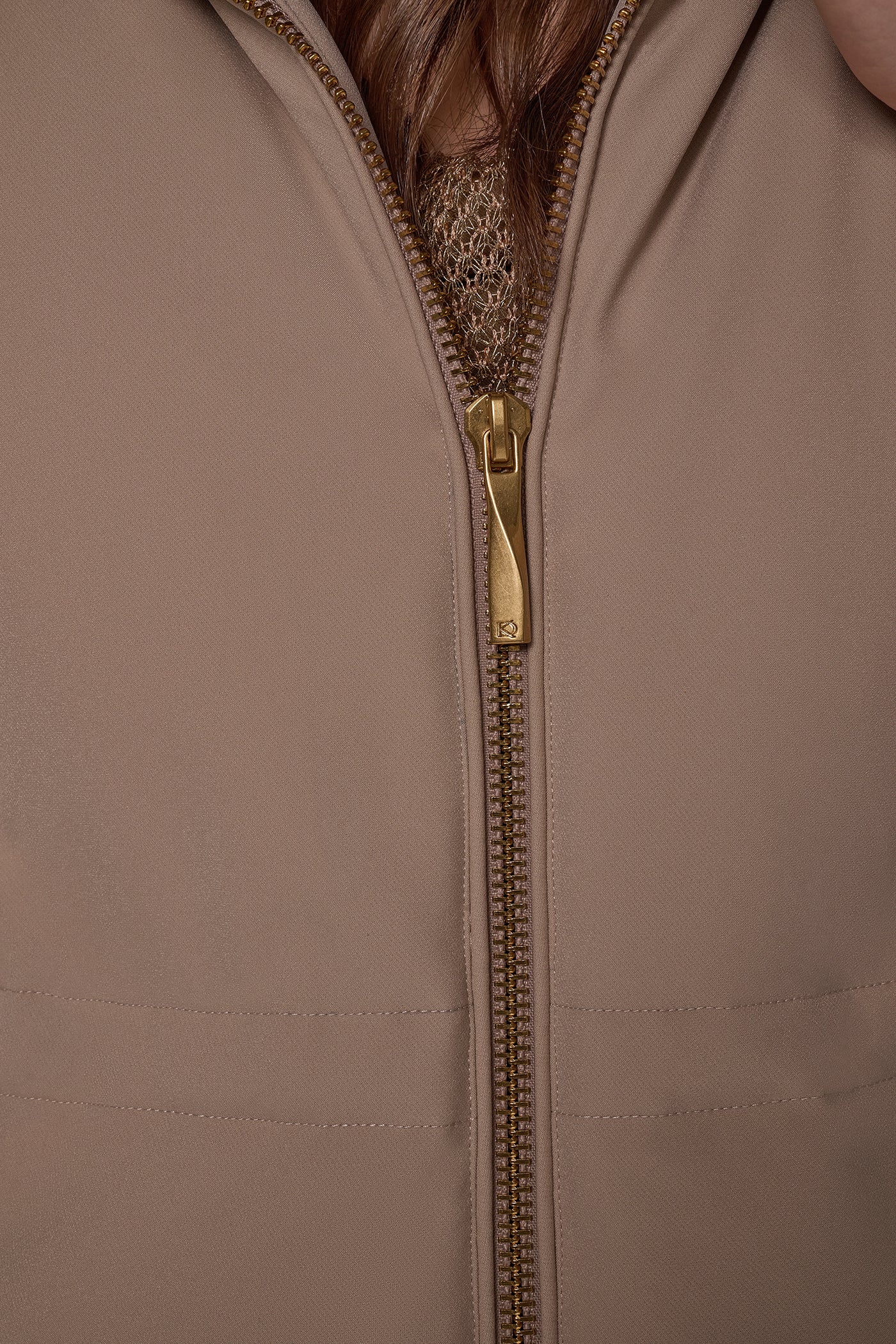 FAUX FUR COLLAR HOODED COAT VIEW 9 | Coveted Coats