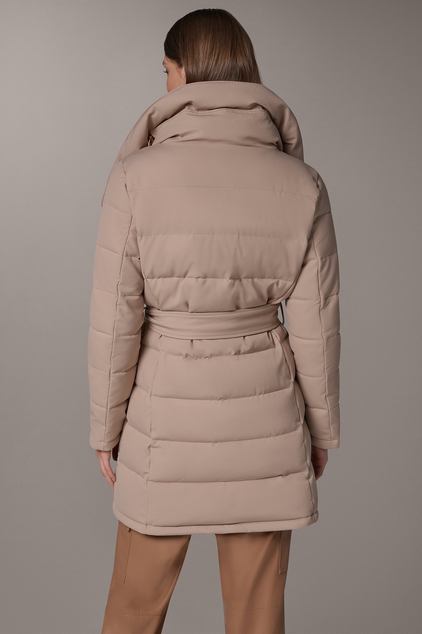 FUNNEL NECK PUFFER COAT VIEW 4