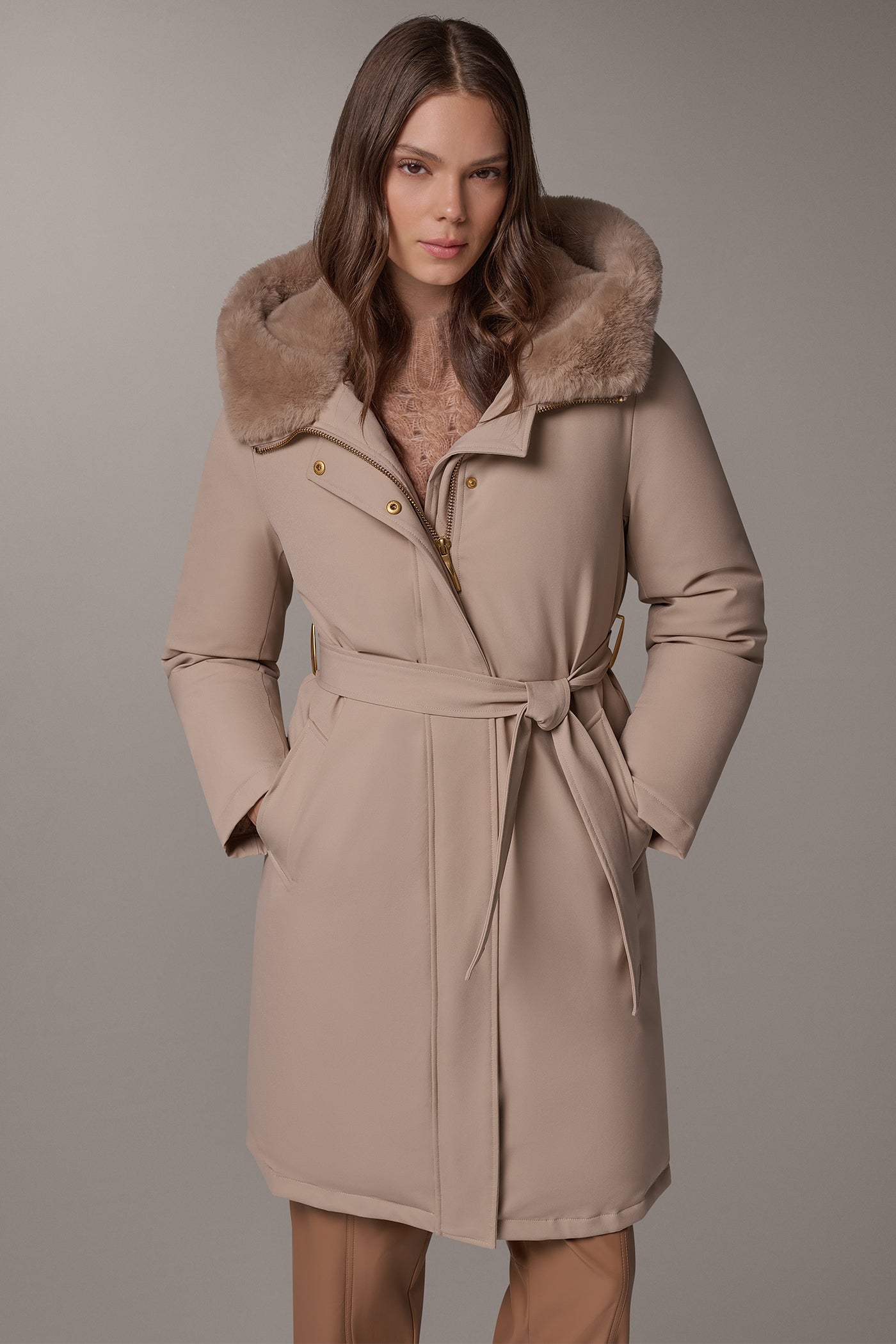 HOODED PARKA VIEW 1