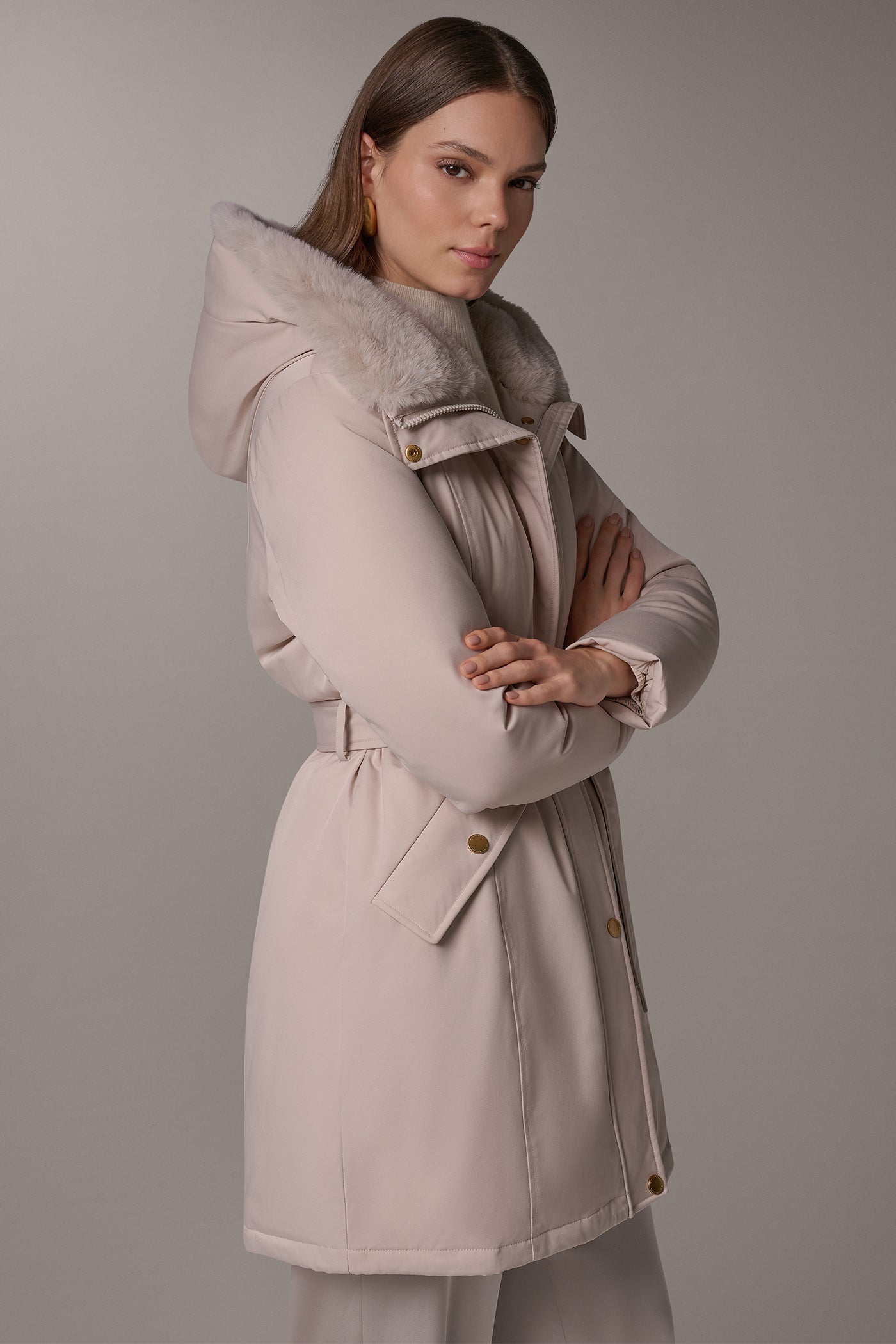 MODERN HOODED PARKA VIEW 4 | Fall Collection